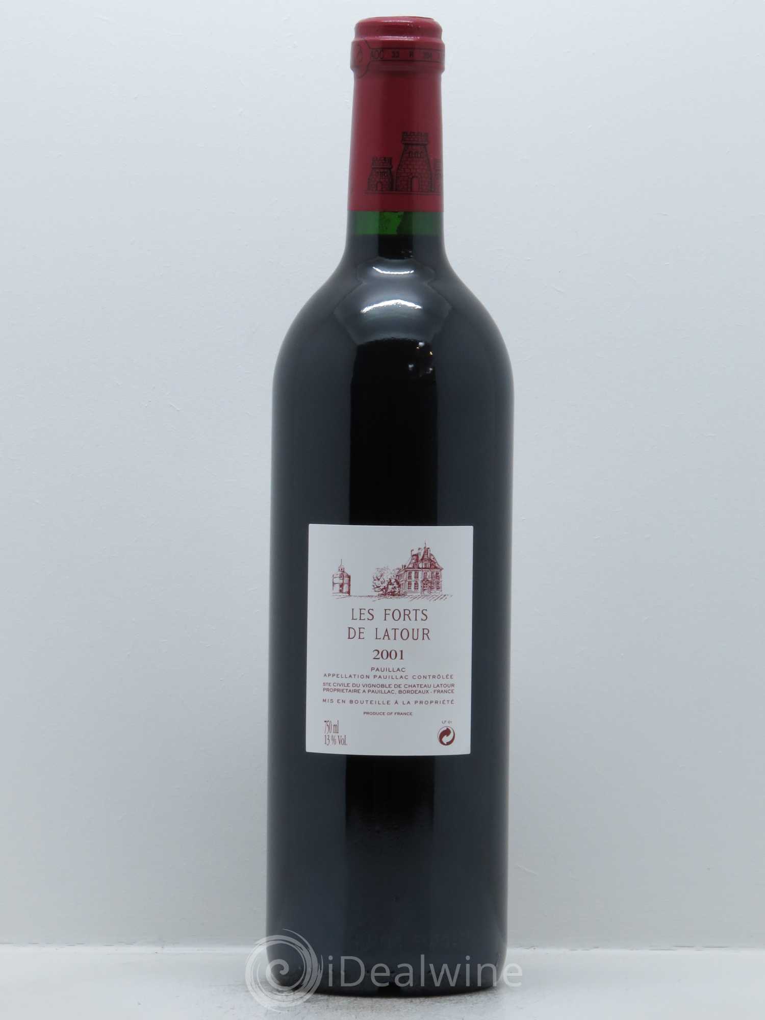 Les Forts de Latour Second Vin 2001 - Lot de 1 bouteille - 1