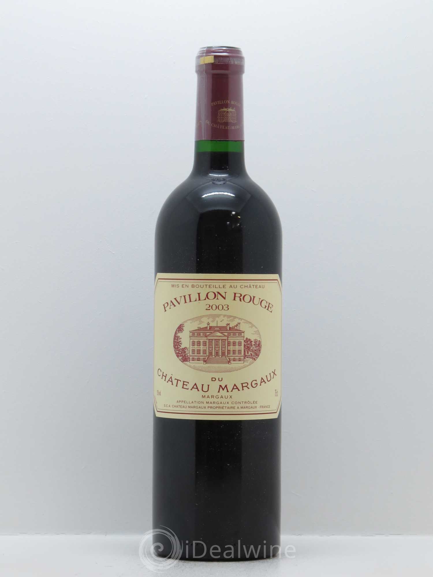 Pavillon Rouge du Château Margaux Second Vin 2003 - Lot de 1 bouteille - 0