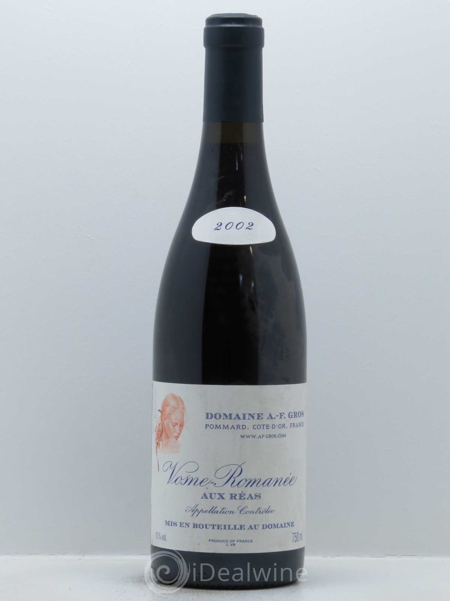 Vosne-Romanée Aux Reas A.-F. Gros 2002 - Lot de 1 bouteille - 0