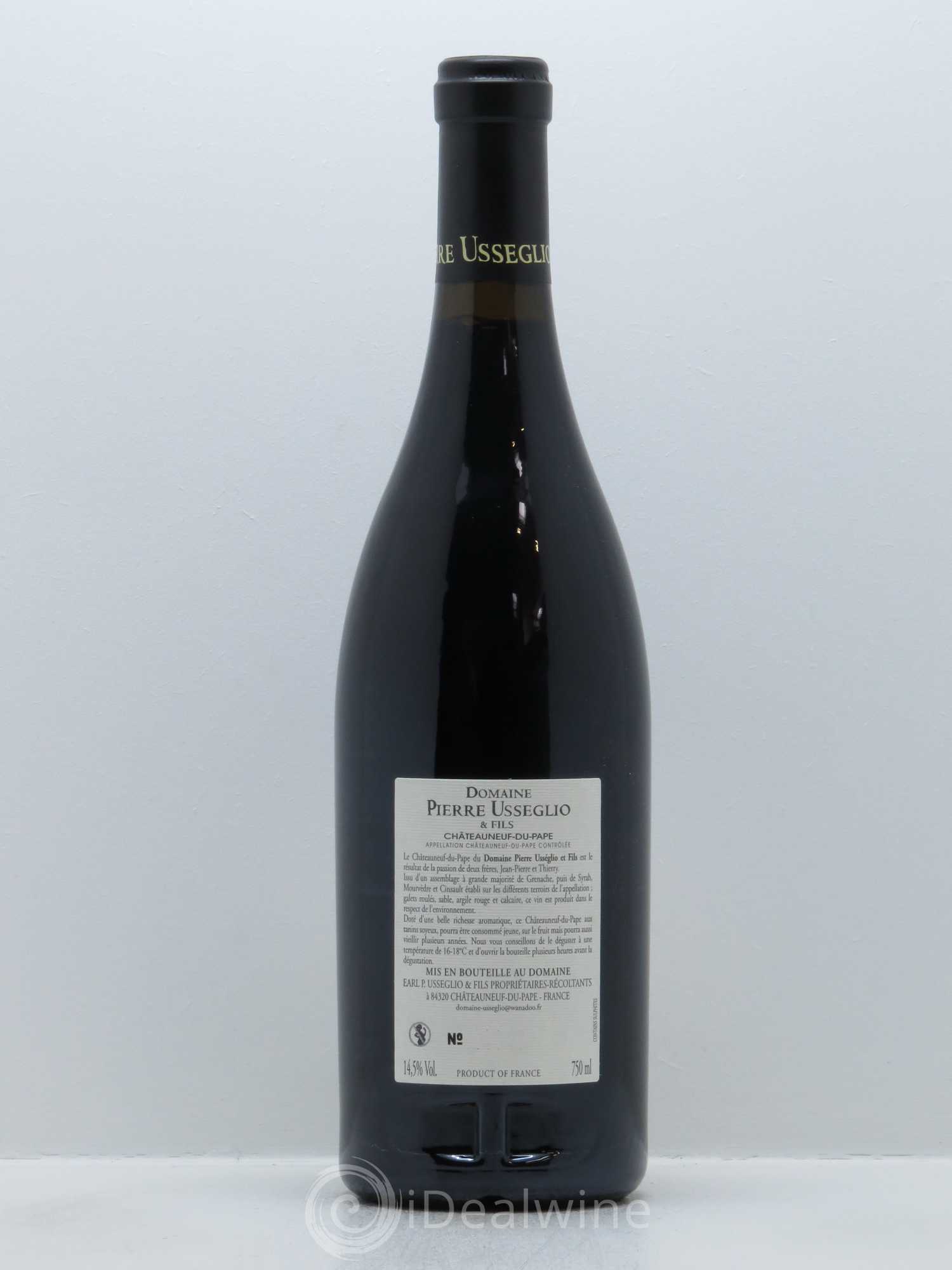 Châteauneuf-du-Pape Tradition Pierre Usseglio & Fils 2007 - Lot de 1 bouteille - 1