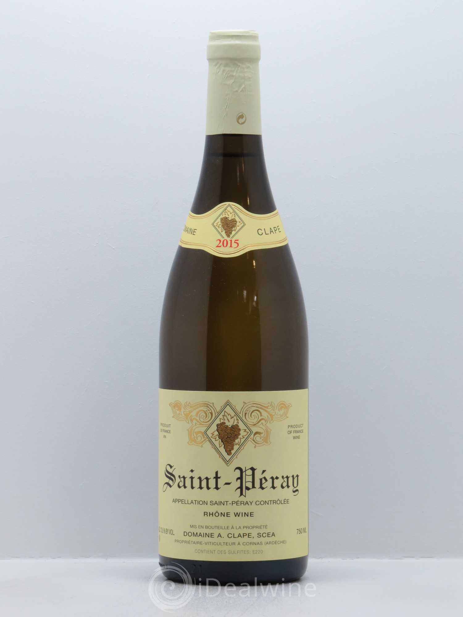 Saint-Péray Auguste Clape 2015 - Lot de 1 bouteille - 0
