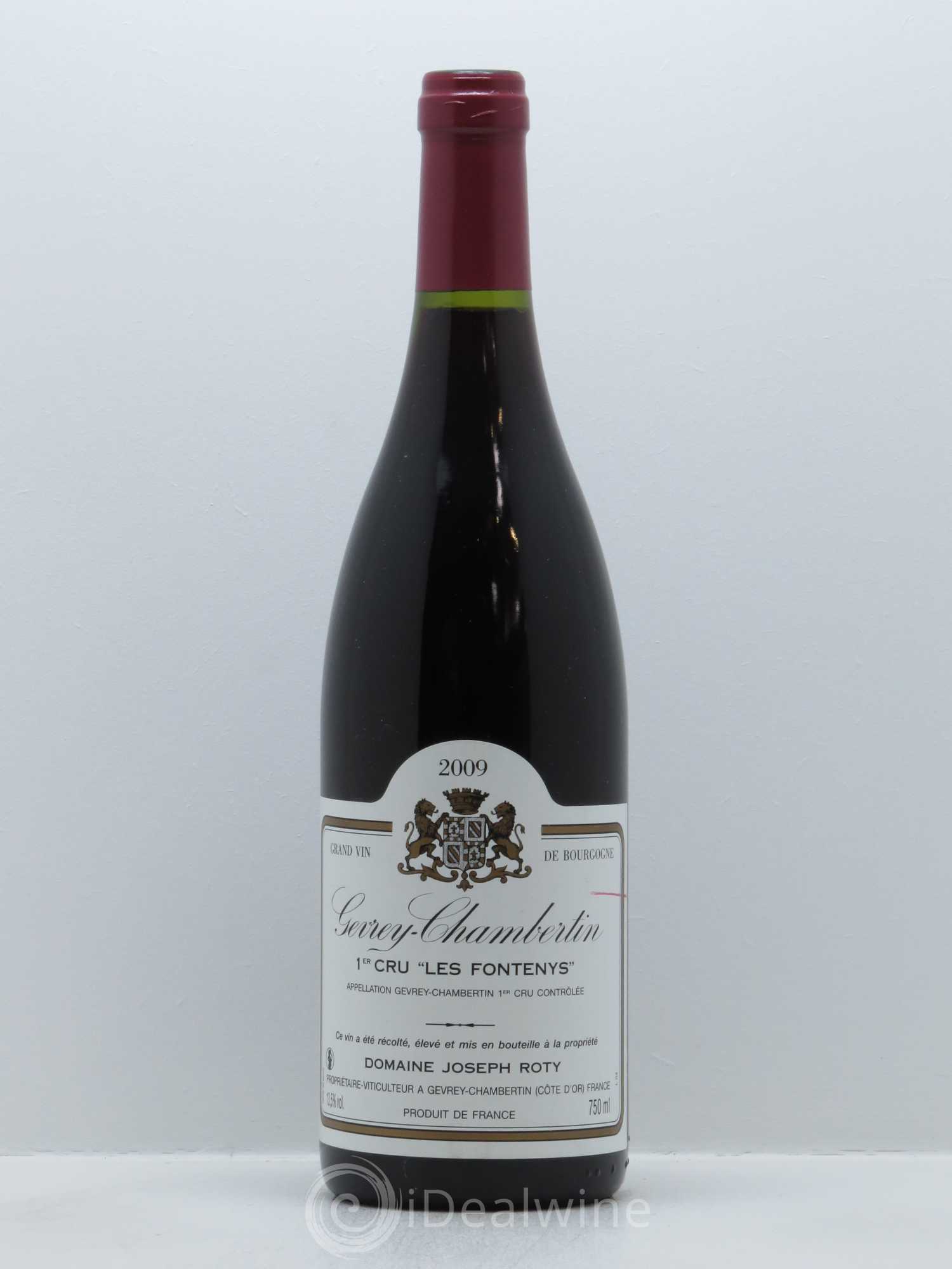 Gevrey-Chambertin 1er Cru Les Fontenys Joseph Roty (Domaine) 2009 - Lot de 1 bouteille - 0