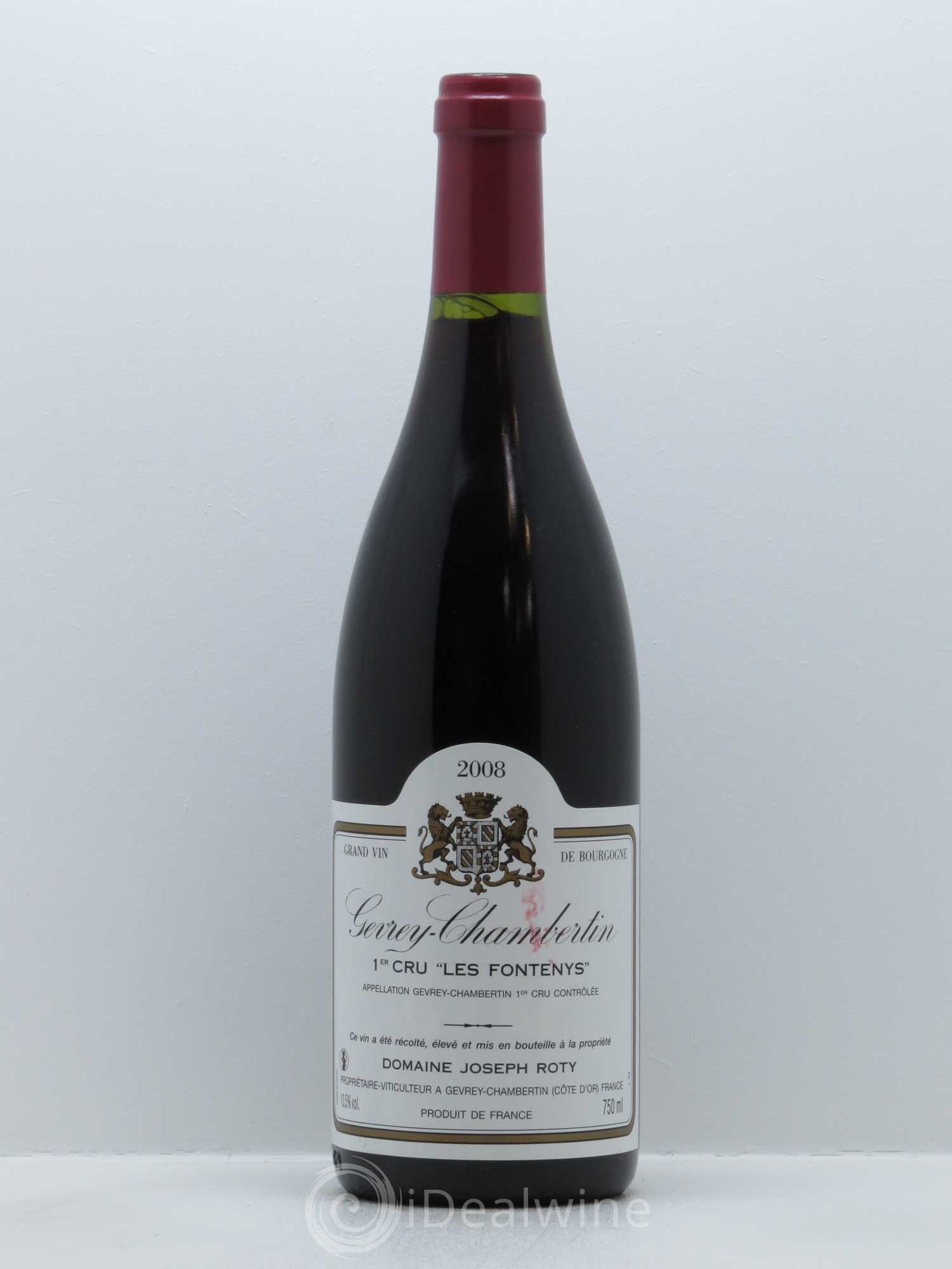Gevrey-Chambertin 1er Cru Les Fontenys Joseph Roty (Domaine) 2008 - Lot de 1 bouteille - 0
