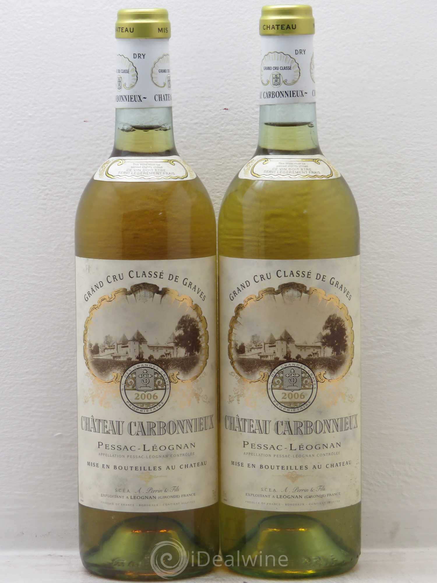 Château Carbonnieux Cru Classé de Graves 2006 - Lot de 2 bouteilles - 0