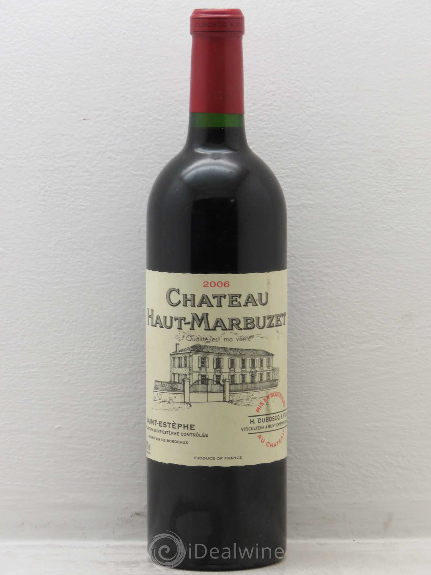 Château Haut Marbuzet 2006 - Lot de 1 bouteille - 0