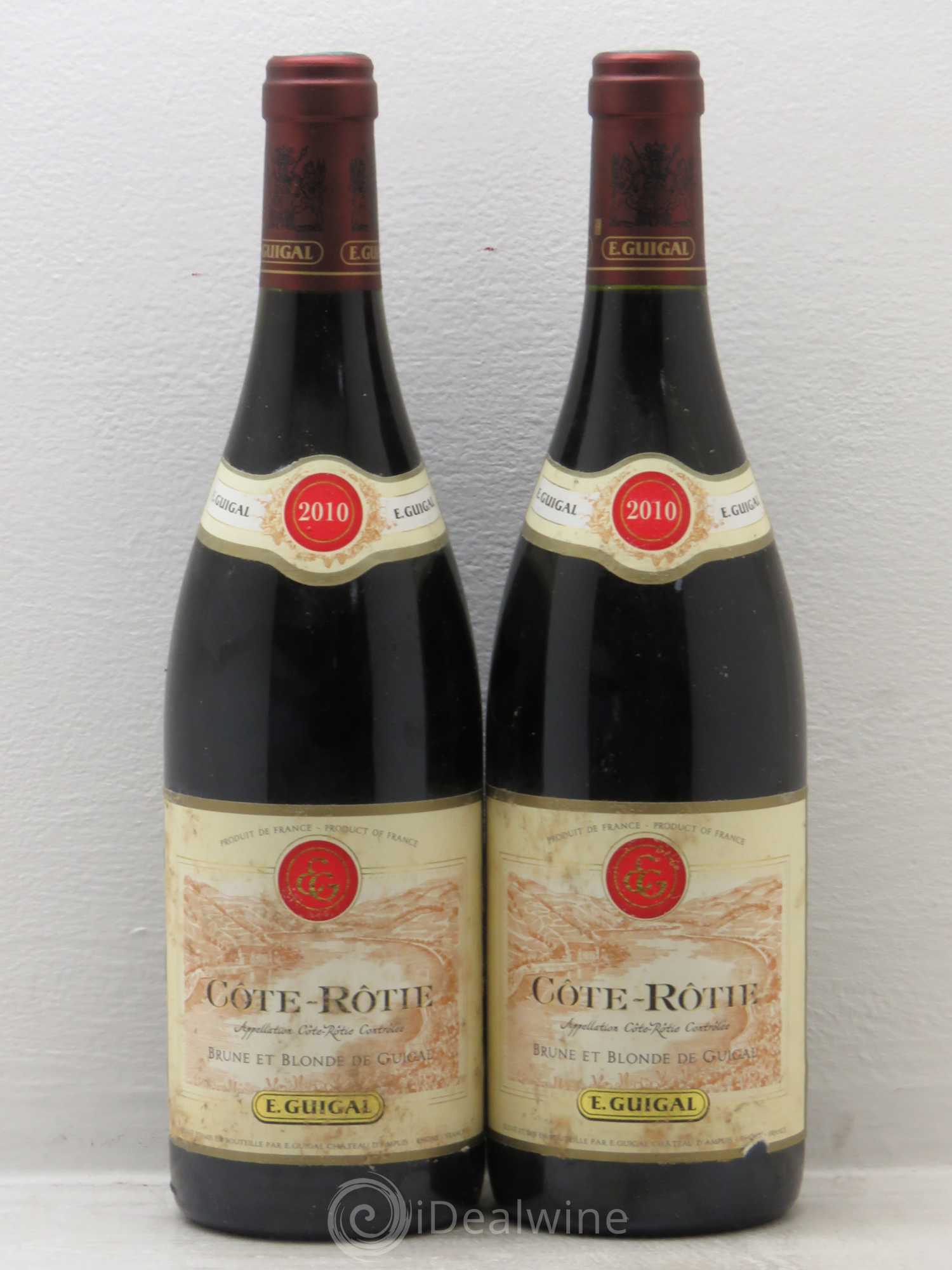Côte-Rôtie Côtes Brune et Blonde Guigal 2010 - Lot de 2 bouteilles - 0