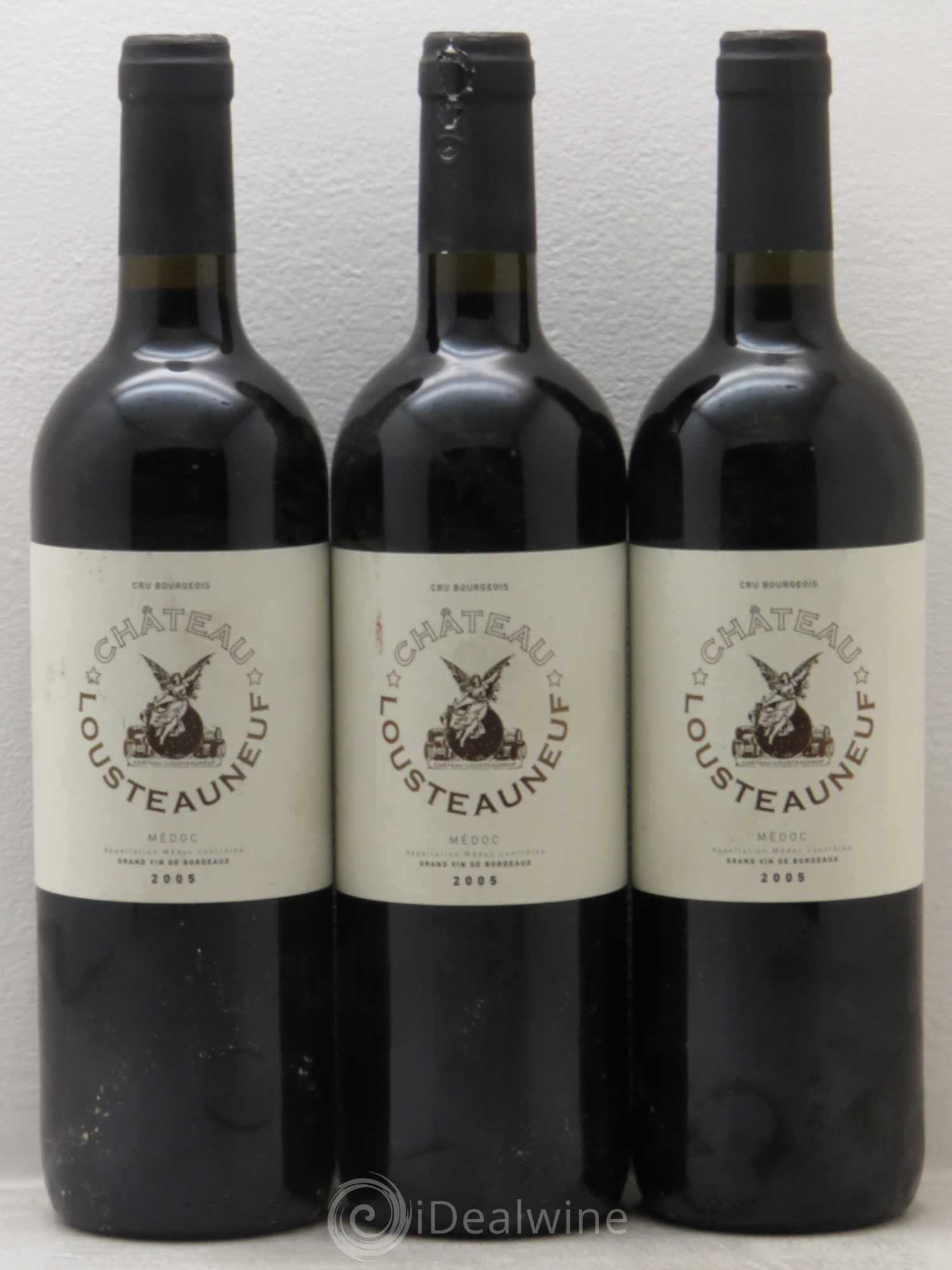 Médoc Château Lousteauneuf 2005 - Lot de 3 bouteilles - 0