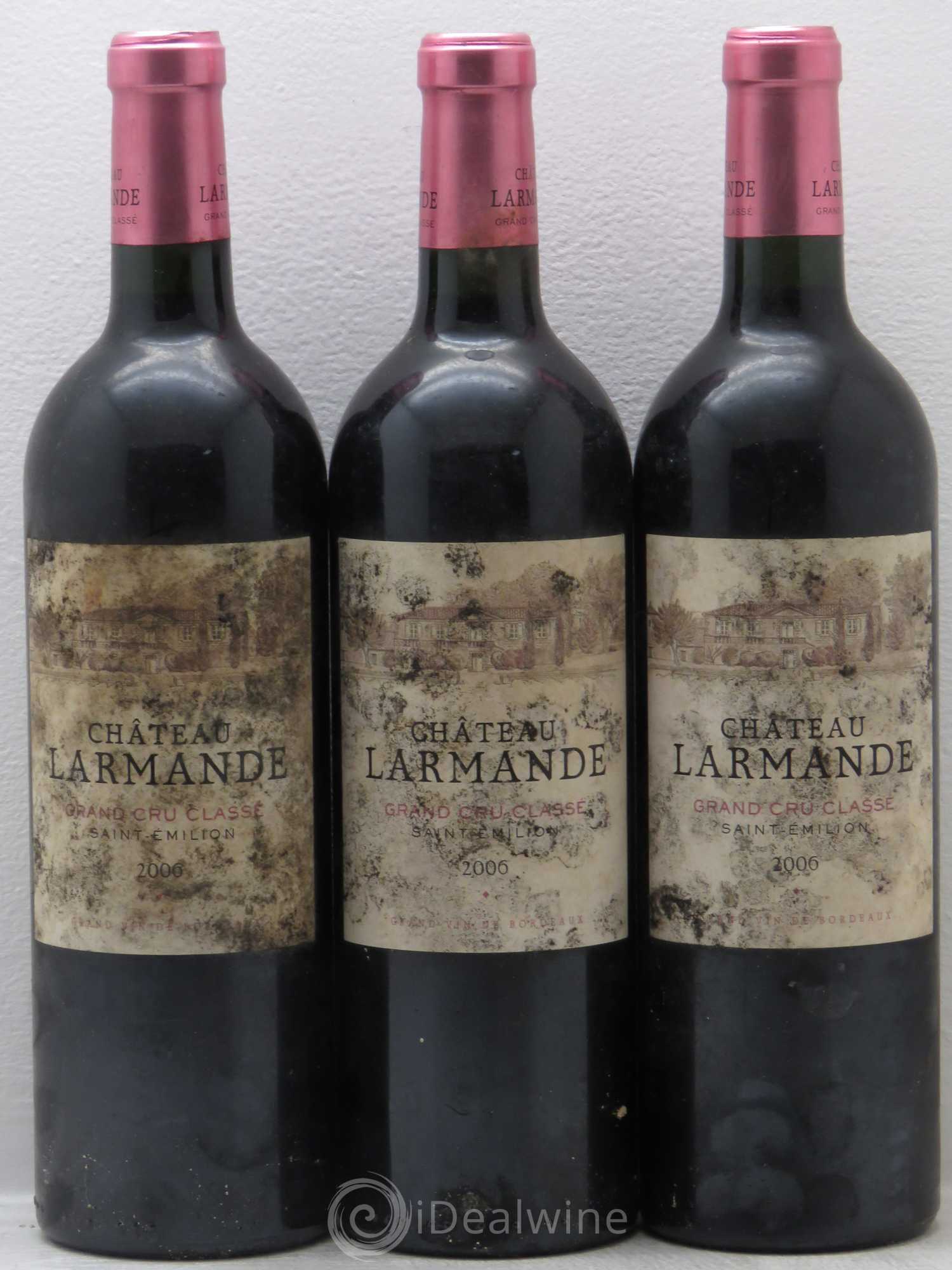 Château Larmande Grand Cru Classé 2006 - Lot de 3 bouteilles - 0