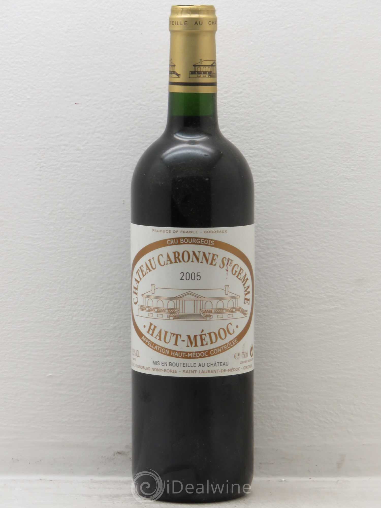 Château Caronne Sainte-Gemme Cru Bourgeois 2005 - Lot de 6 bouteilles - 0
