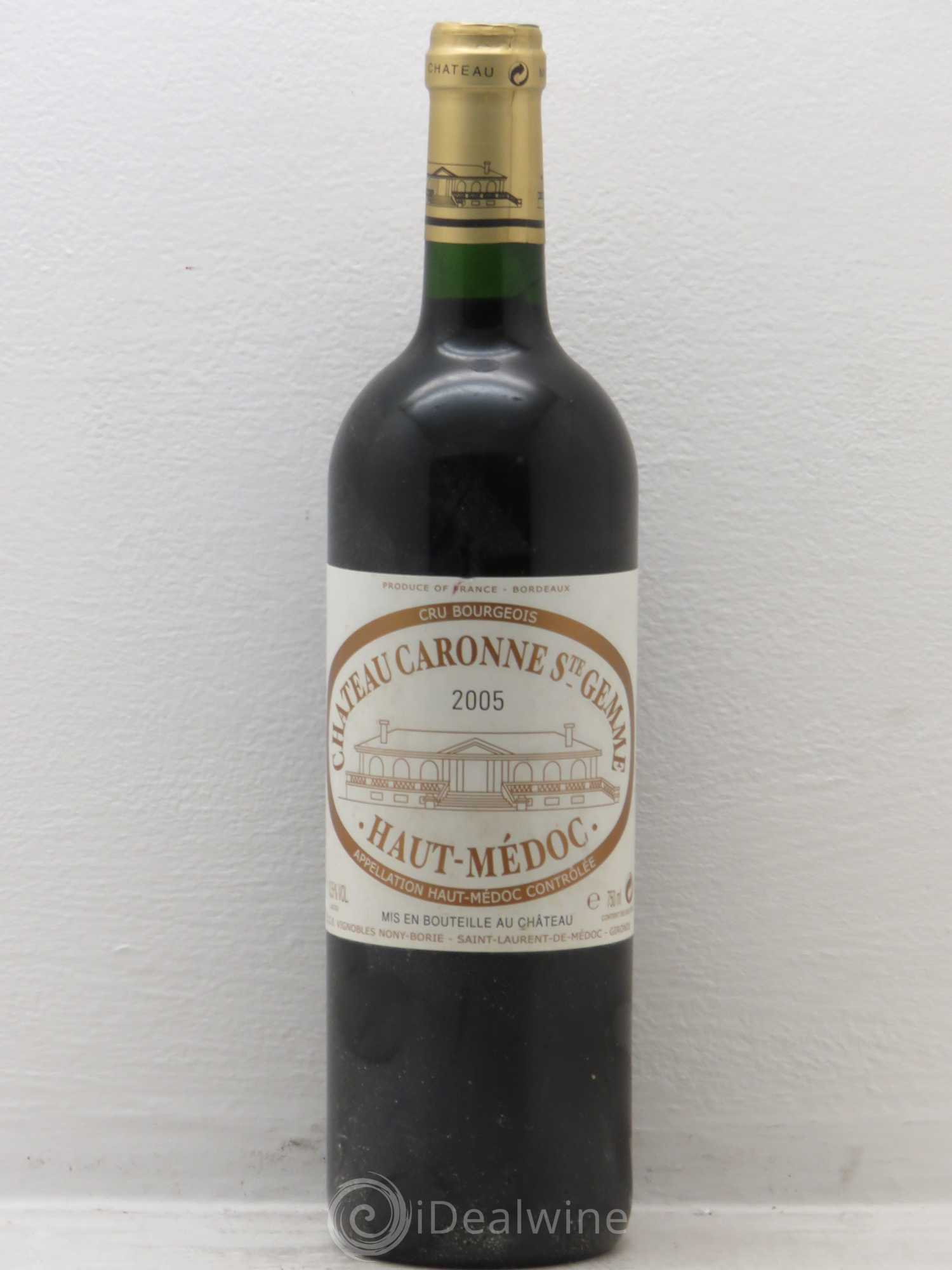 Château Caronne Sainte-Gemme Cru Bourgeois 2005 - Lot de 1 bouteille - 0