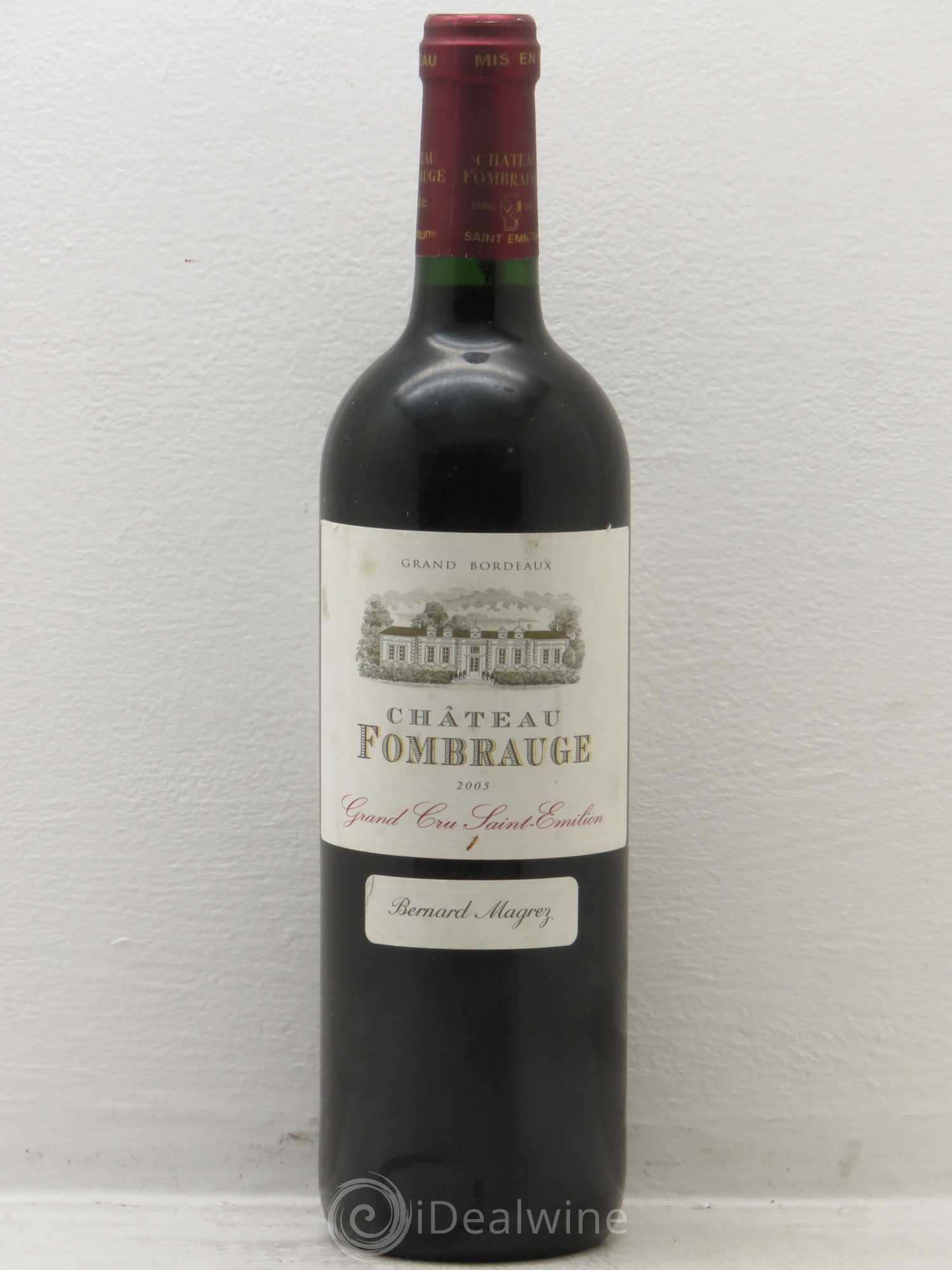Château Fombrauge Grand Cru Classé 2005 - Lot de 1 bouteille - 0