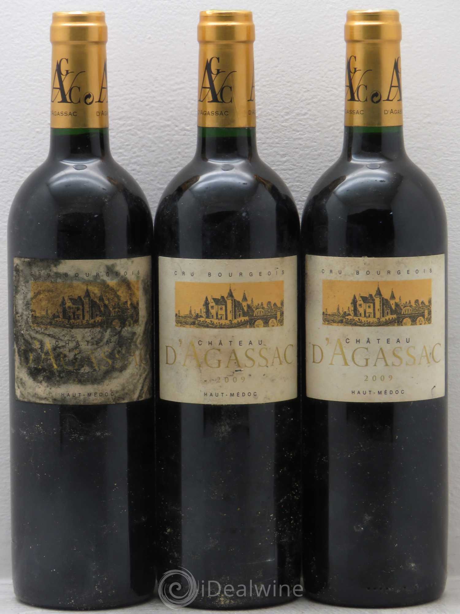 Château d' Agassac Cru Bourgeois 2009 - Lot de 3 bouteilles - 0