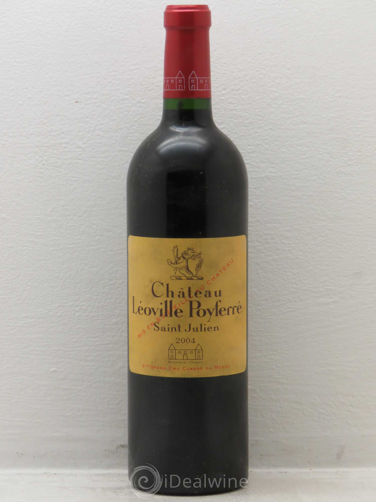 Château Léoville Poyferré 2ème Grand Cru Classé 2004 - Lot de 1 bouteille - 0