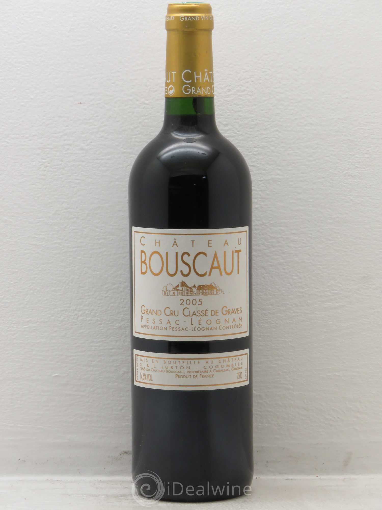 Château Bouscaut Cru Classé de Graves Gcc 2005 - Lot de 1 bouteille - 0