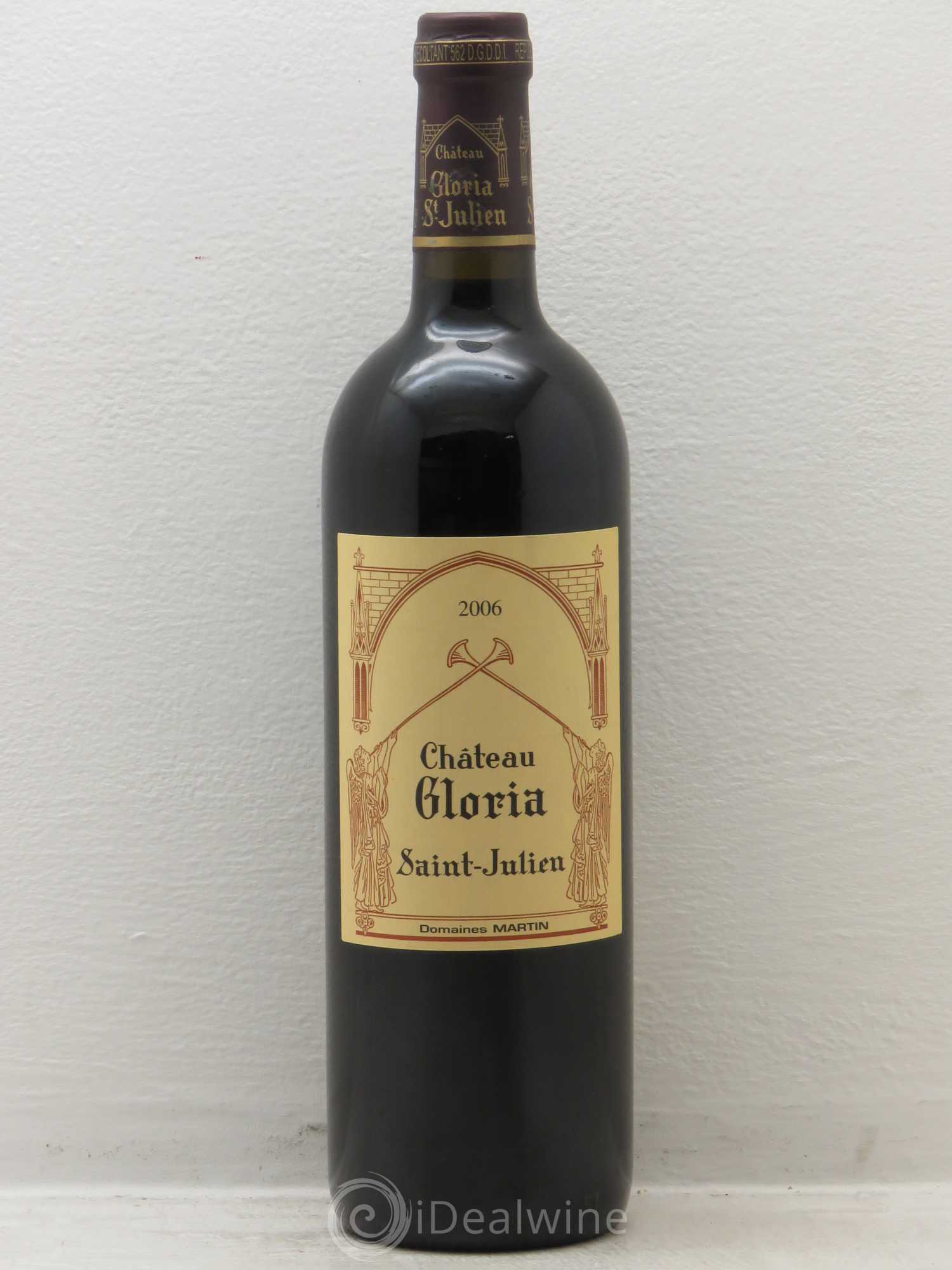 Château Gloria 2006 - Lot de 1 bouteille - 0