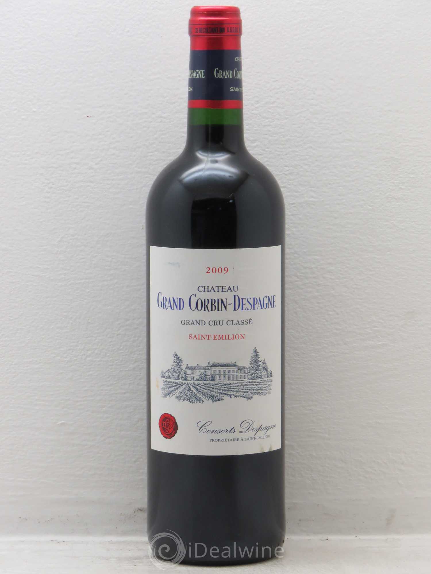 Château Grand Corbin Despagne Grand Cru Classé 2009 - Lot de 6 bouteilles - 0