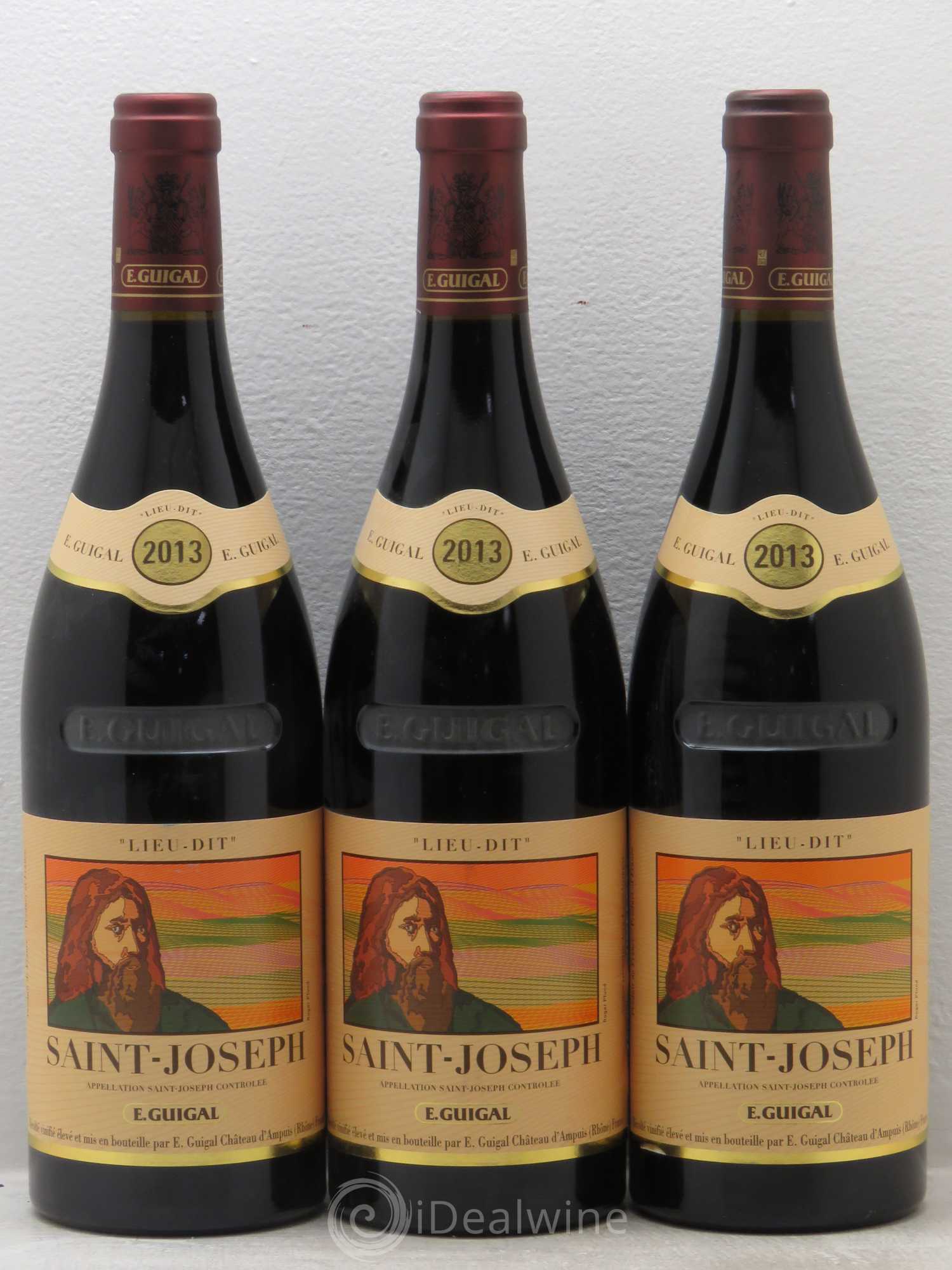 Saint-Joseph Lieu-dit Saint-Joseph Guigal 2013 - Lot de 3 bouteilles - 0
