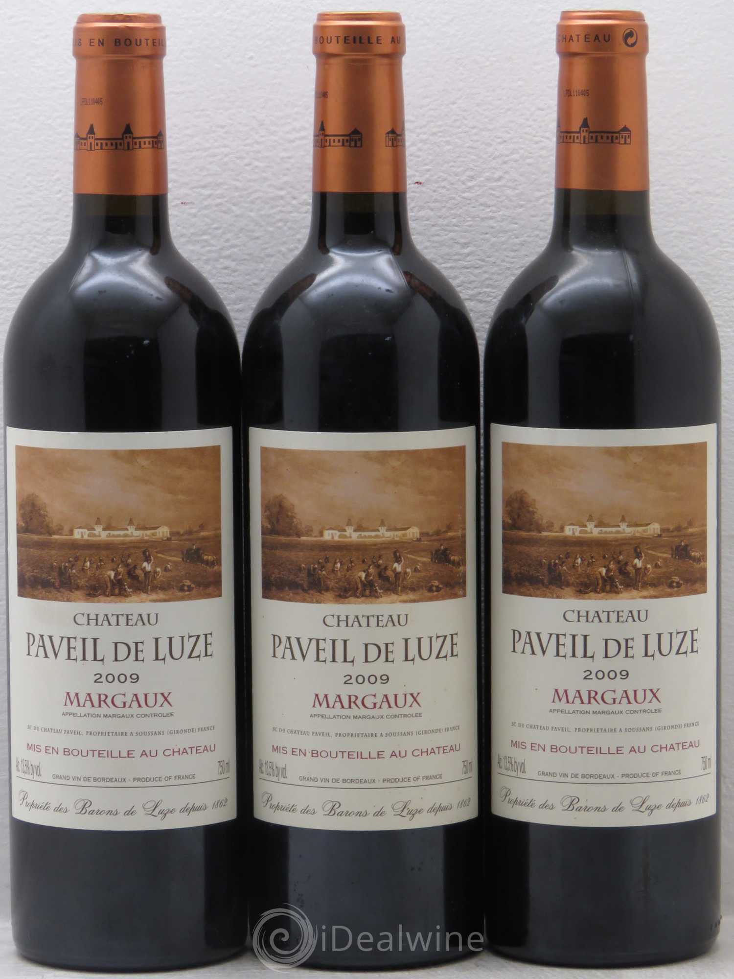 Château Paveil de Luze Cru Bourgeois 2009 - Lot de 3 bouteilles - 0