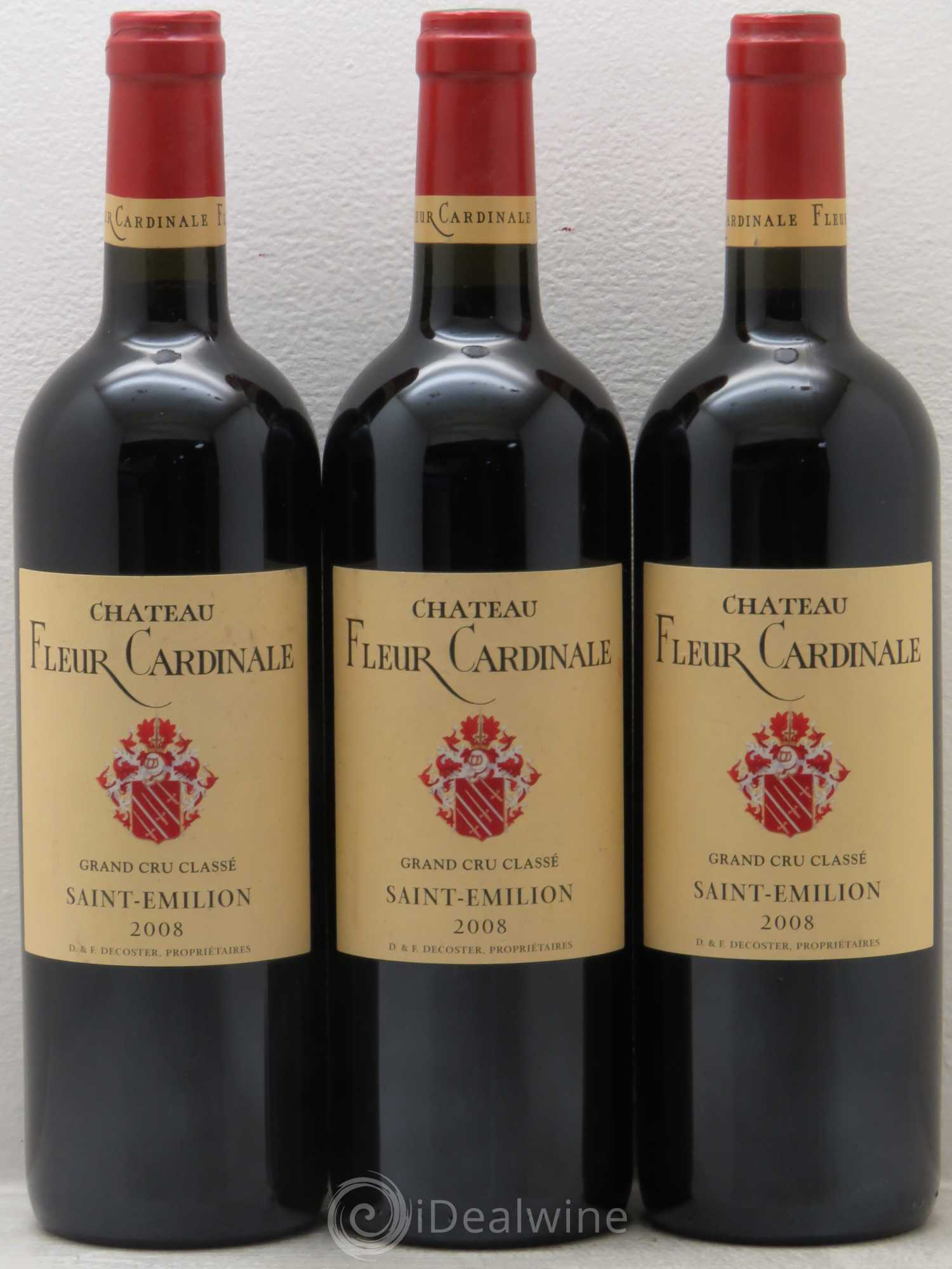 Château Fleur Cardinale Grand Cru Classé 2008 - Lot de 3 bouteilles - 0