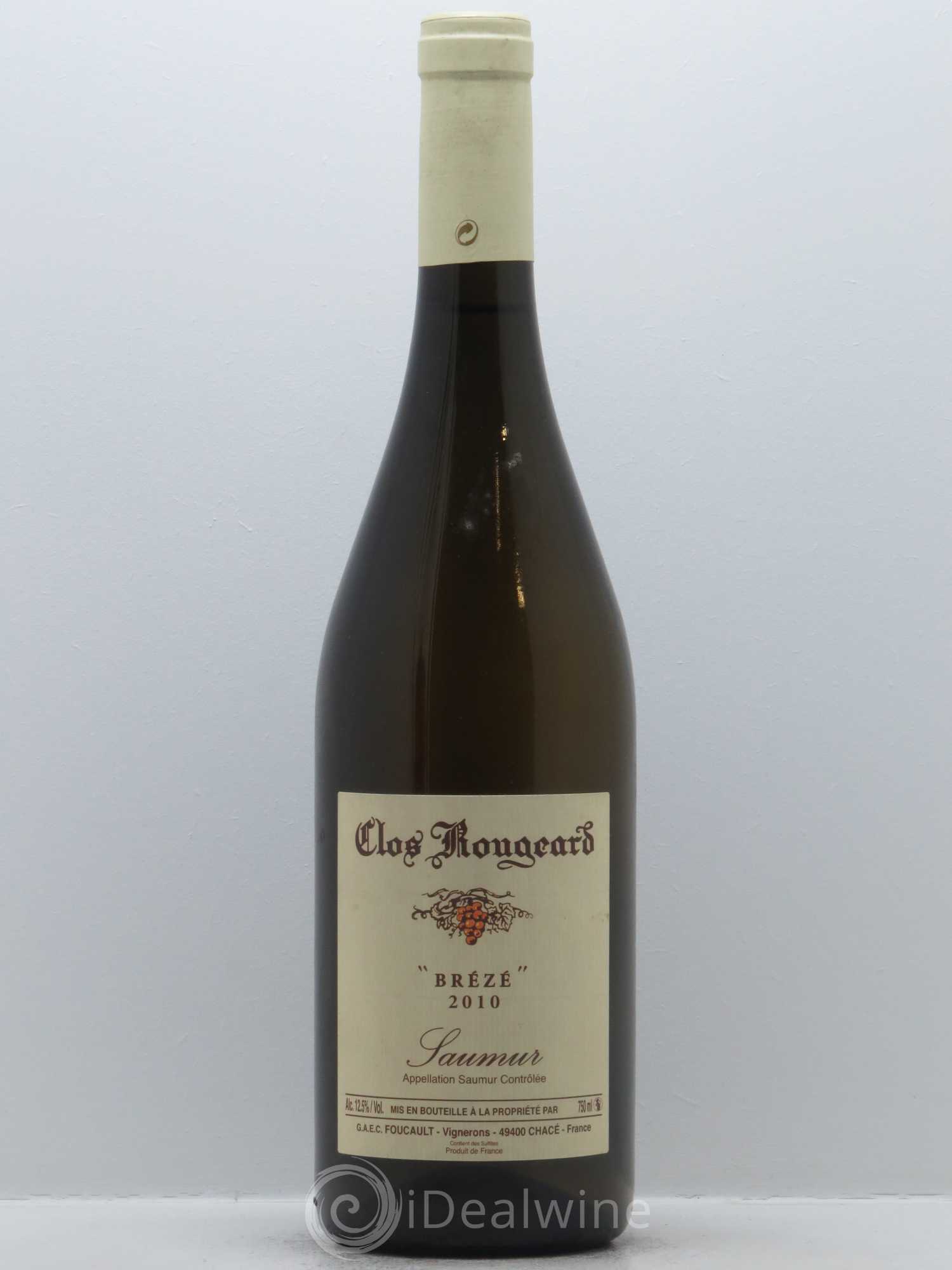 Saumur Brézé Clos Rougeard 2010 - Lot de 1 bouteille - 0