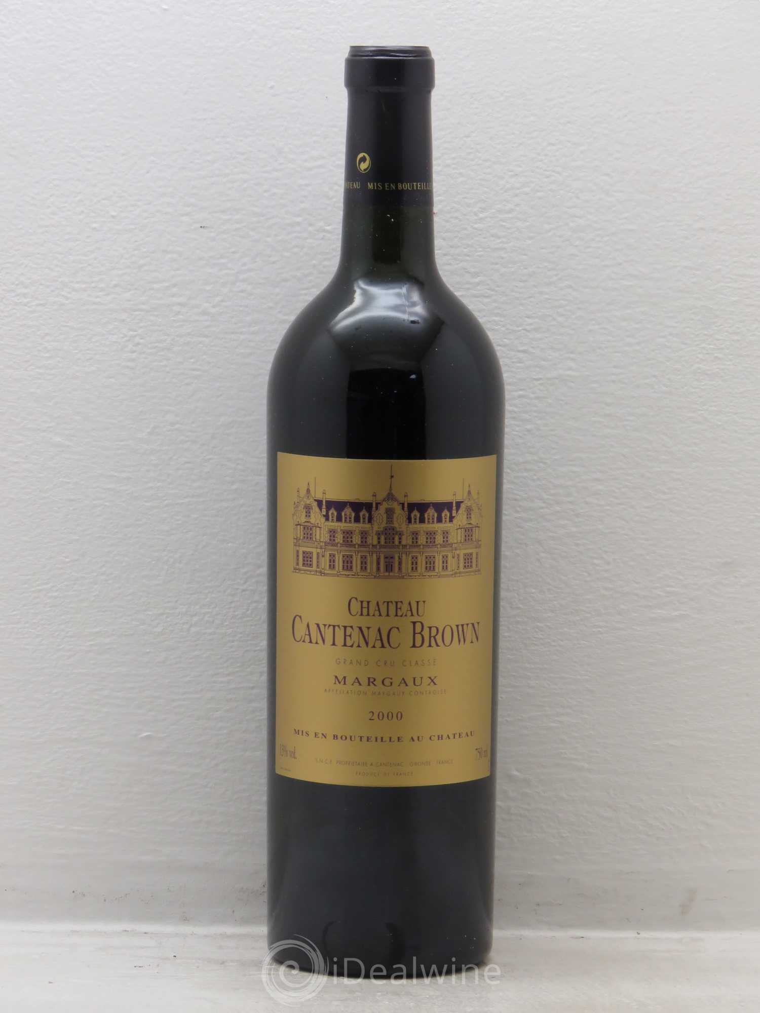 Château Cantenac Brown 3ème Grand Cru Classé 2000 - Lot de 12 bouteilles - 0
