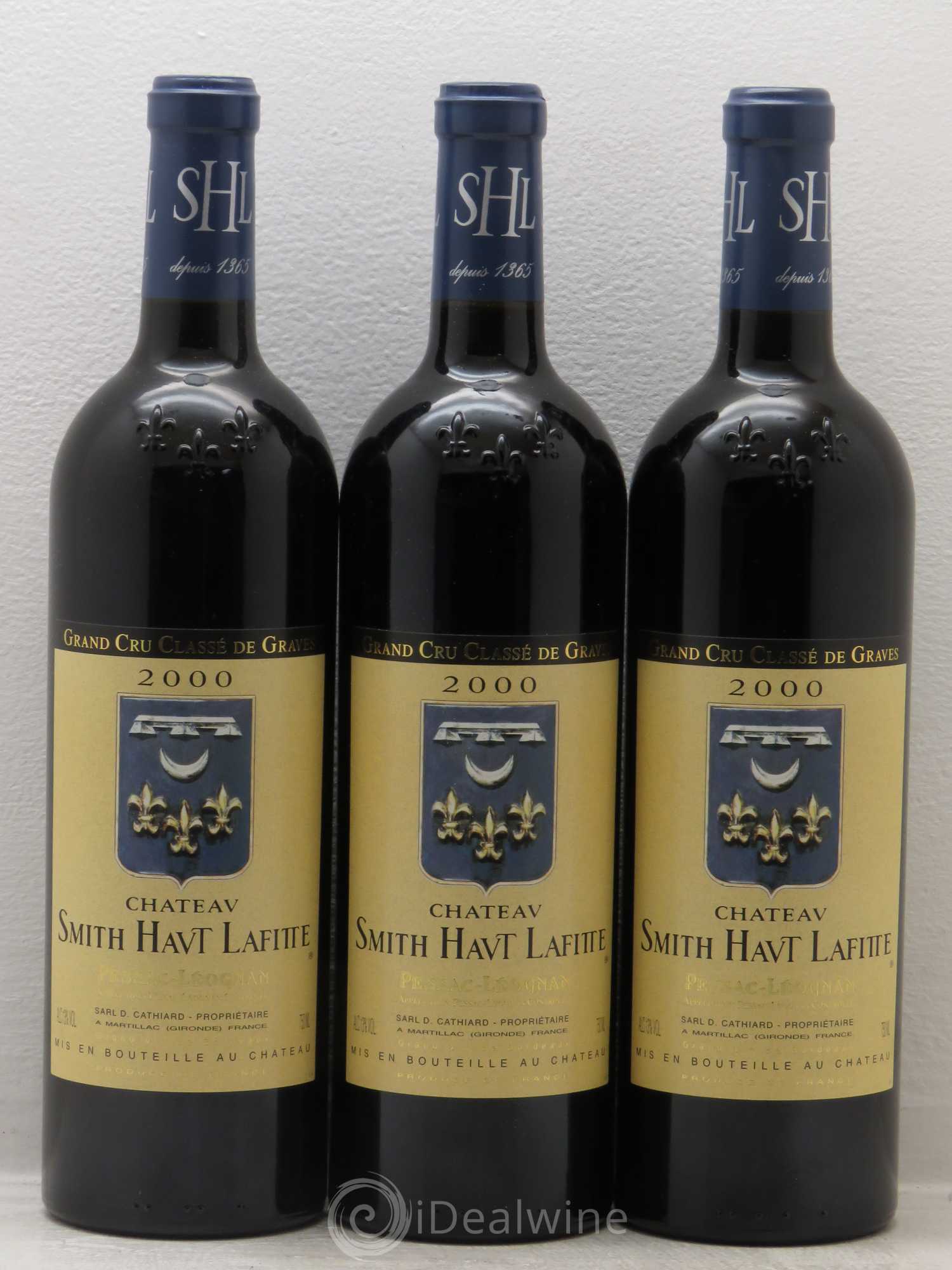 Château Smith Haut Lafitte Cru Classé de Graves 2000 - Lot de 12 bouteilles - 1
