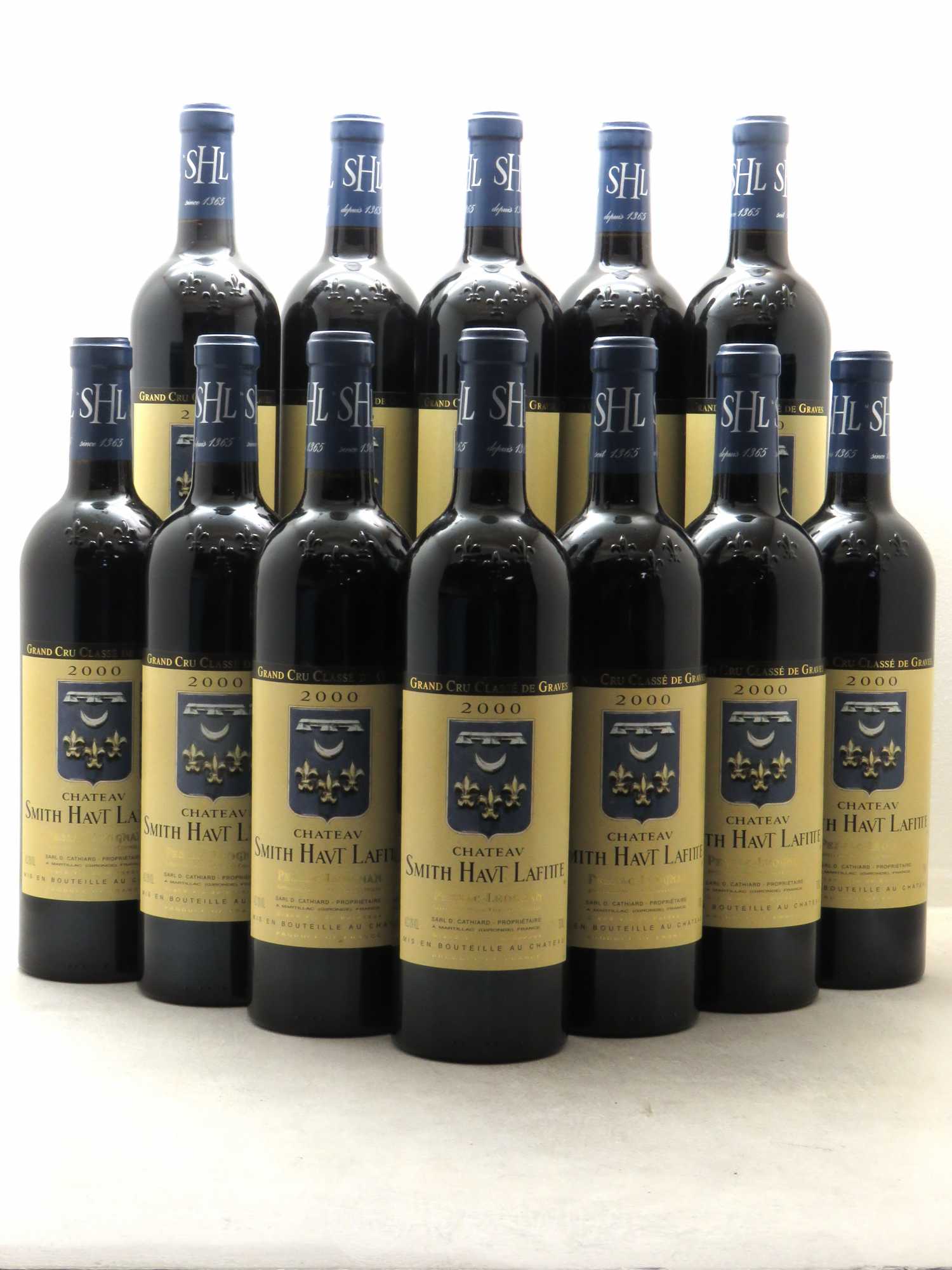 Château Smith Haut Lafitte Cru Classé de Graves 2000 - Lot de 12 bouteilles - 0