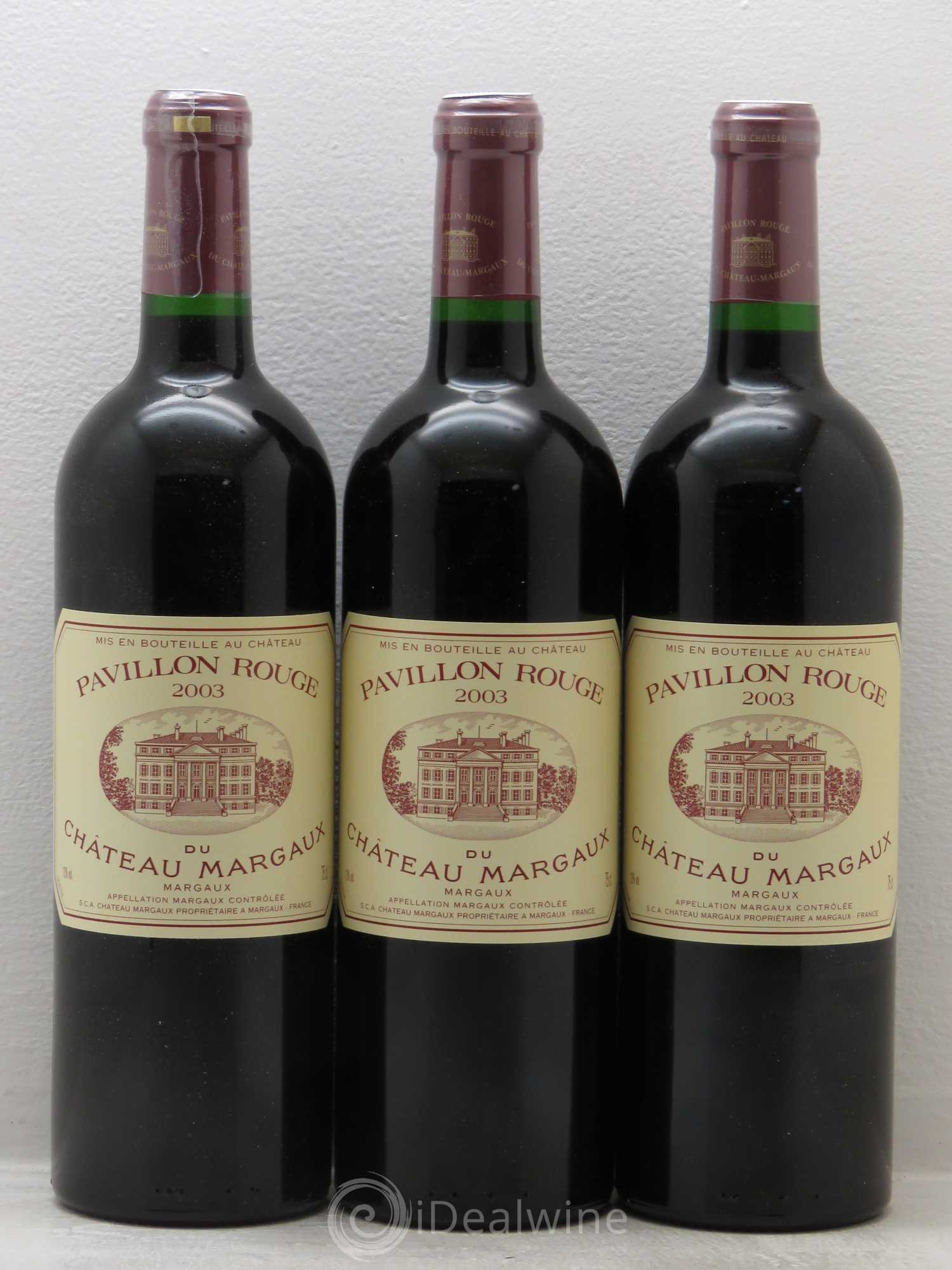 Pavillon Rouge du Château Margaux Second Vin 2003 - Lot de 12 bouteilles - 1