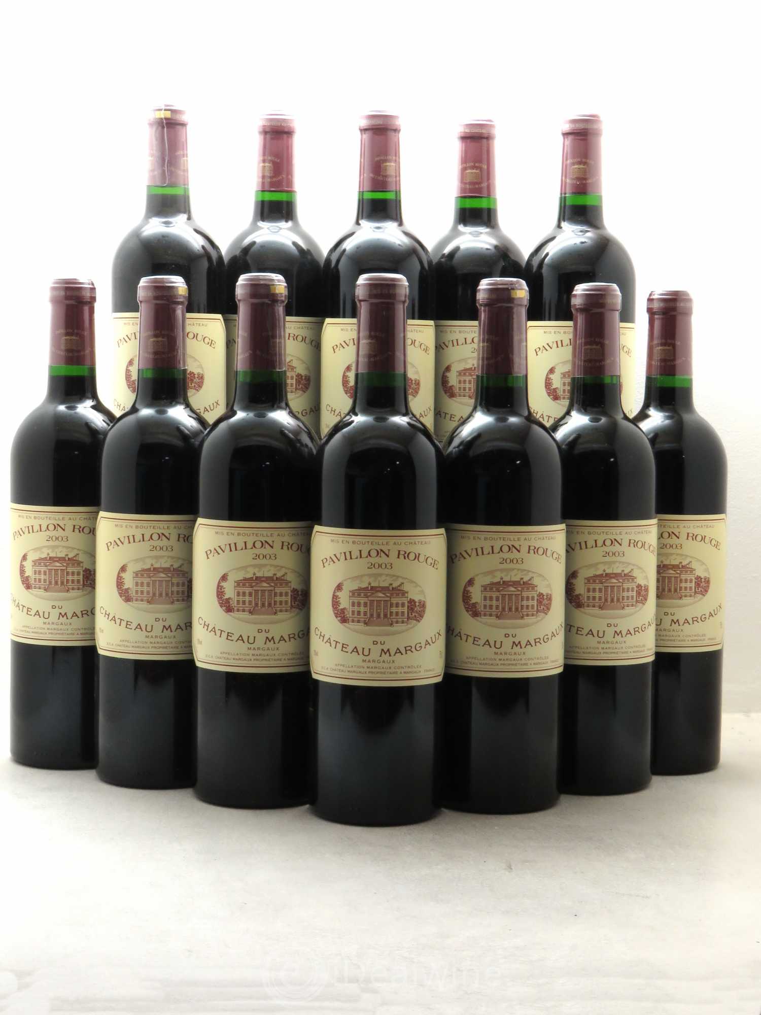 Pavillon Rouge du Château Margaux Second Vin 2003 - Lot de 12 bouteilles - 0