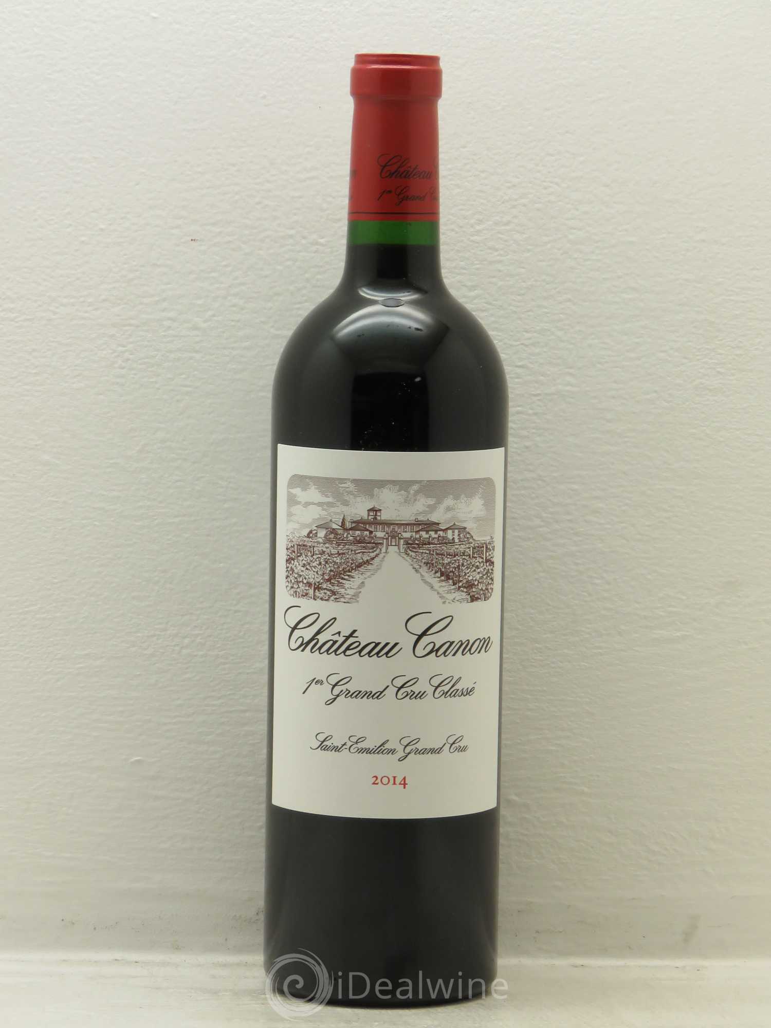 Château Canon 1er Grand Cru Classé B 2014 - Lot de 12 bouteilles - 0