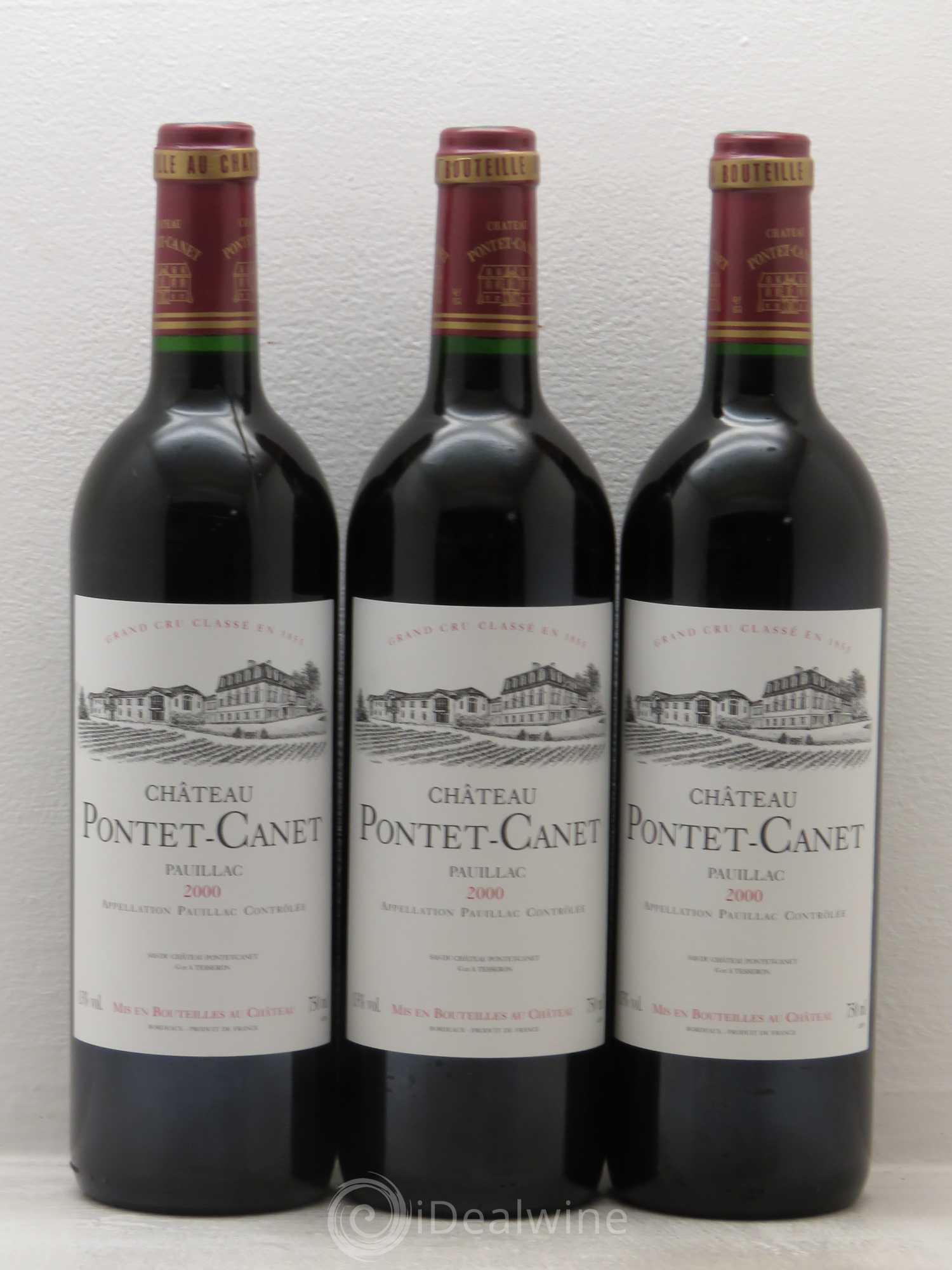Château Pontet Canet 5ème Grand Cru Classé 2000 - Lot de 12 bouteilles - 4