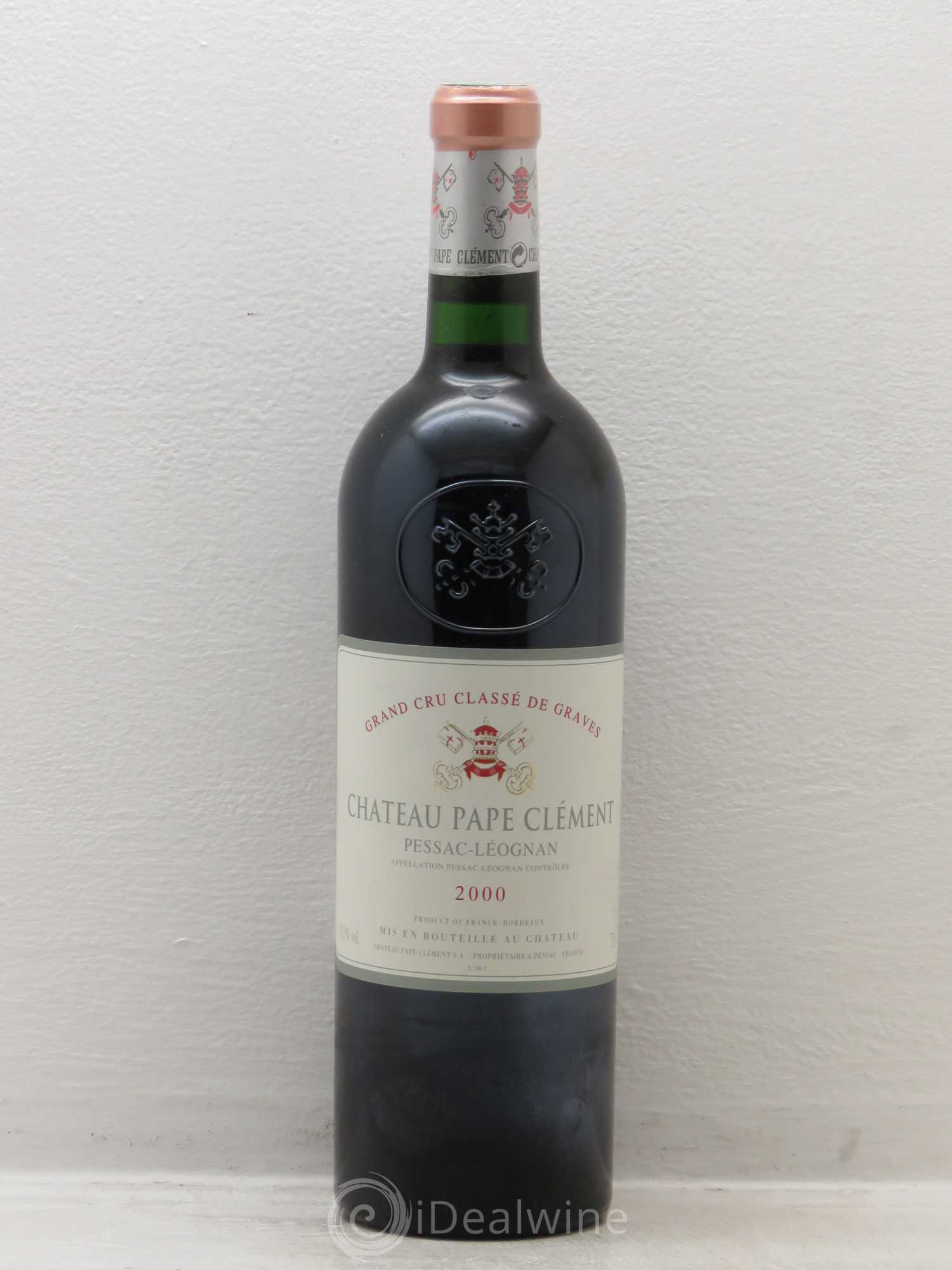 Château Pape Clément Cru Classé de Graves 2000 - Lot de 1 bouteille - 0