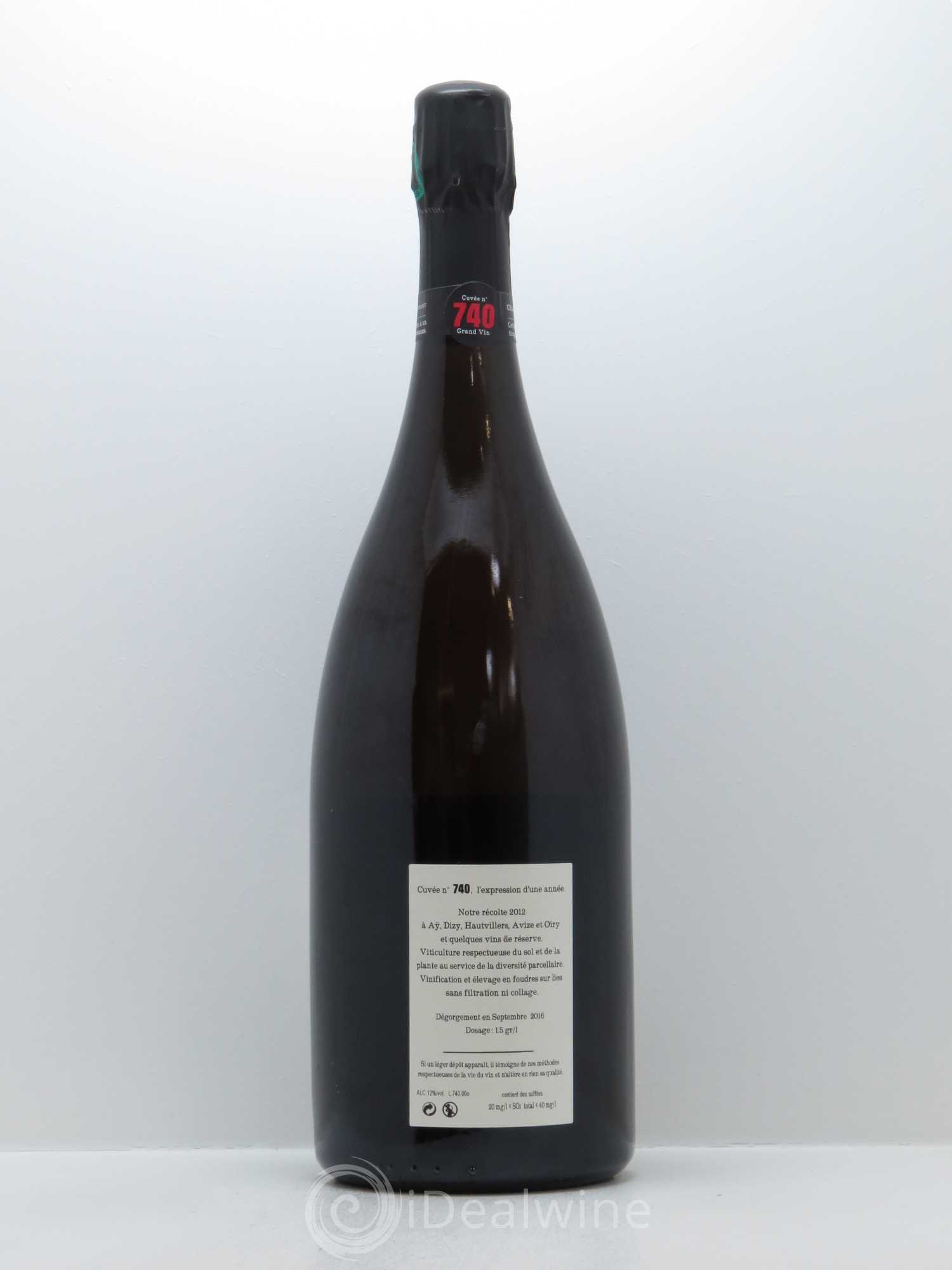 Cuvée 740 Extra-Brut Jacquesson - Lot de 1 magnum - 1