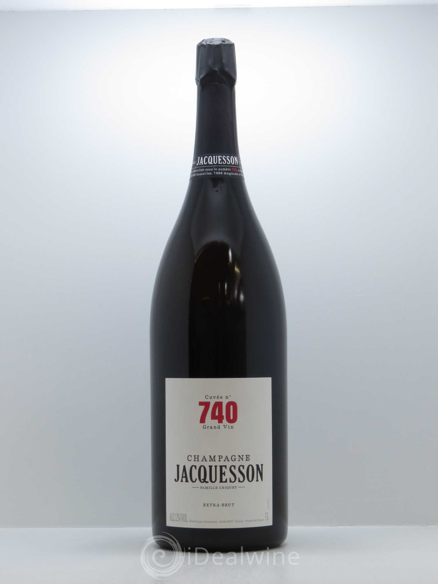 Cuvée 740 Extra-Brut Jacquesson - Lot de 1 jeroboam - 0