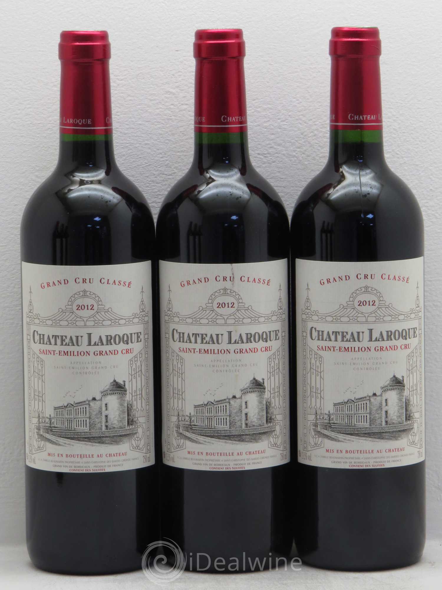 Château Laroque Grand Cru Classé 2012 - Lot de 6 bouteilles - 1