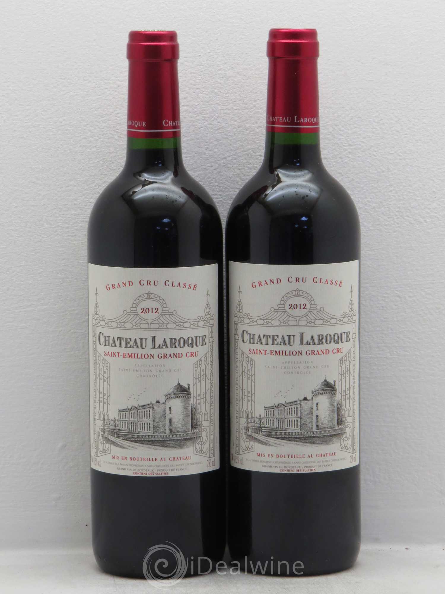Château Laroque Grand Cru Classé 2012 - Lot de 2 bouteilles - 0