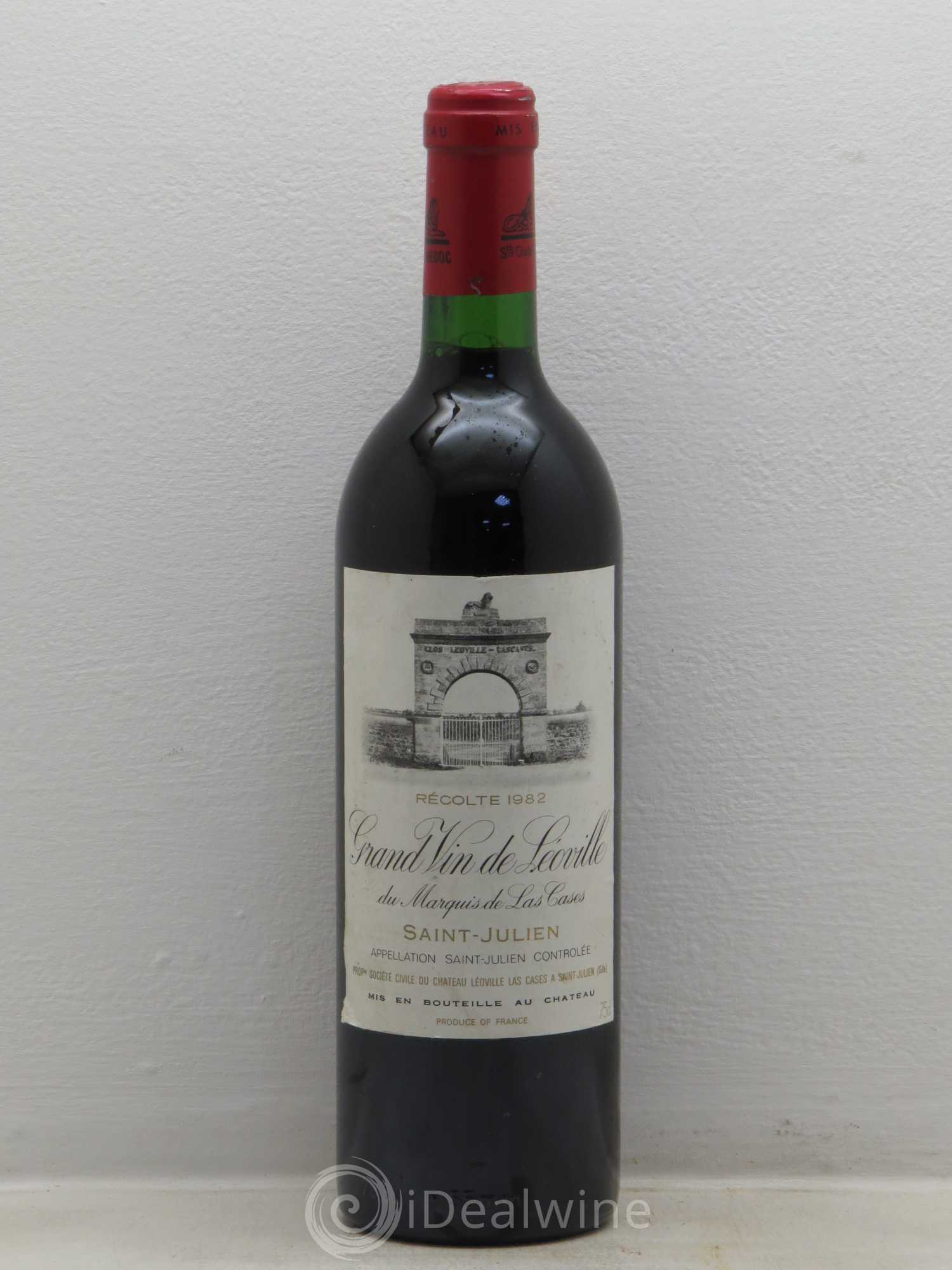 Château Léoville Las Cases 2ème Grand Cru Classé 1982 - Lot de 1 bouteille - 0