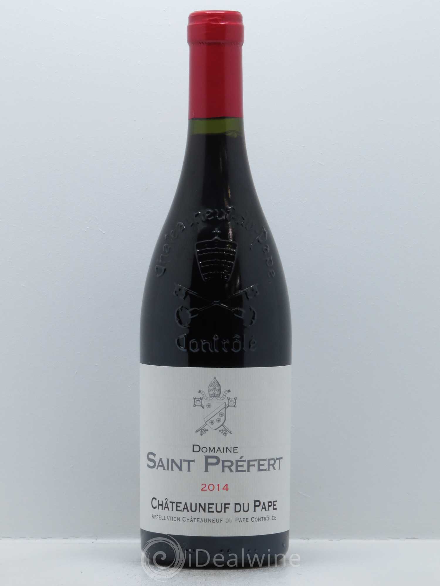 Châteauneuf-du-Pape Domaine Saint-Préfert 2014 - Lot de 1 bouteille - 0