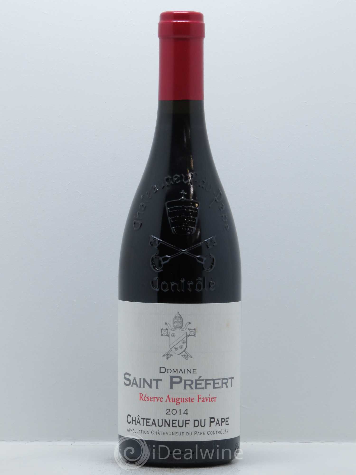 Châteauneuf-du-Pape Réserve Auguste Favier Domaine Saint-Préfert 2014 - Lot de 1 bouteille - 0
