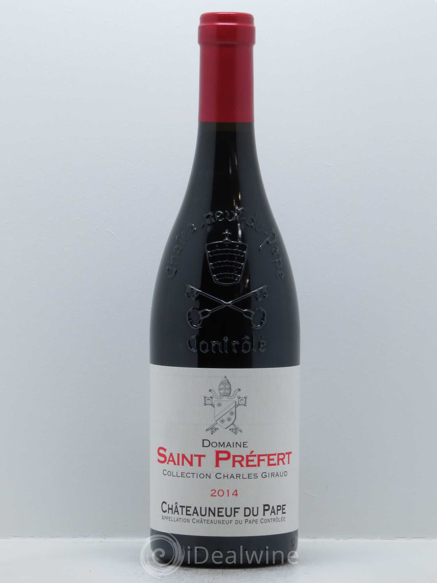 Châteauneuf-du-Pape Collection Charles Giraud Domaine Saint-Préfert 2014 - Lot de 1 bouteille - 0