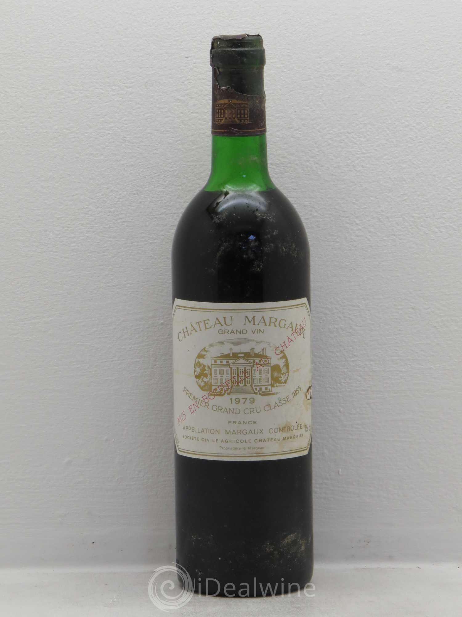 Château Margaux 1er Grand Cru Classé 1979 - Lot de 1 bouteille - 0