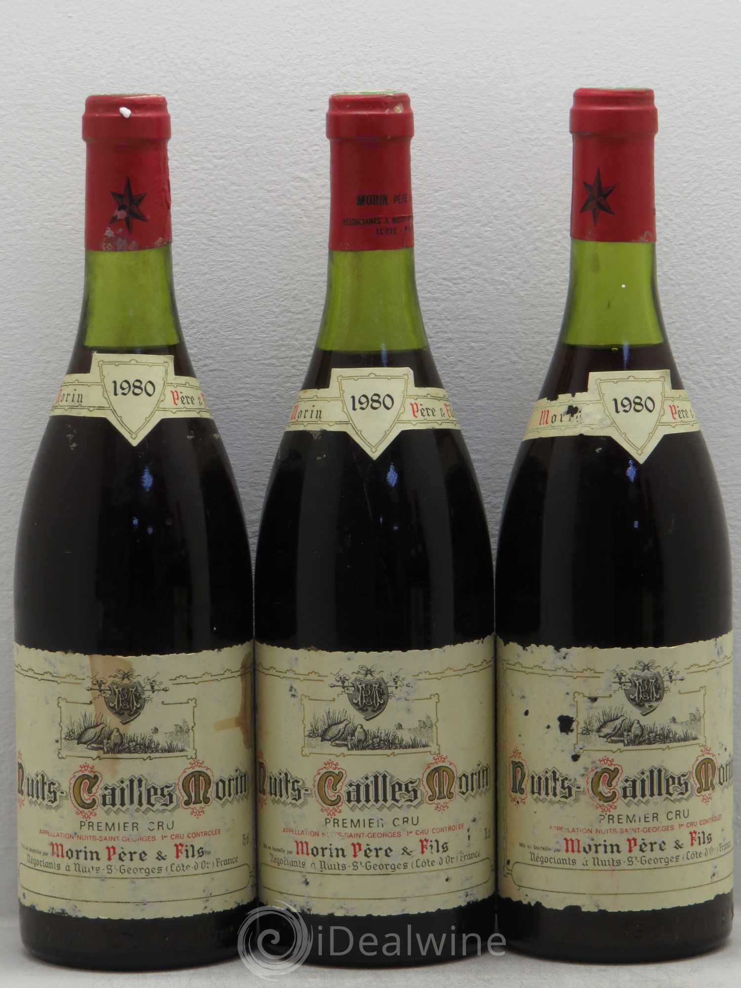 Nuits-Saint-Georges 1er Cru Les Cailles Morin Pere Et Fils 1980 - Lotto di 6 bottiglie - 2