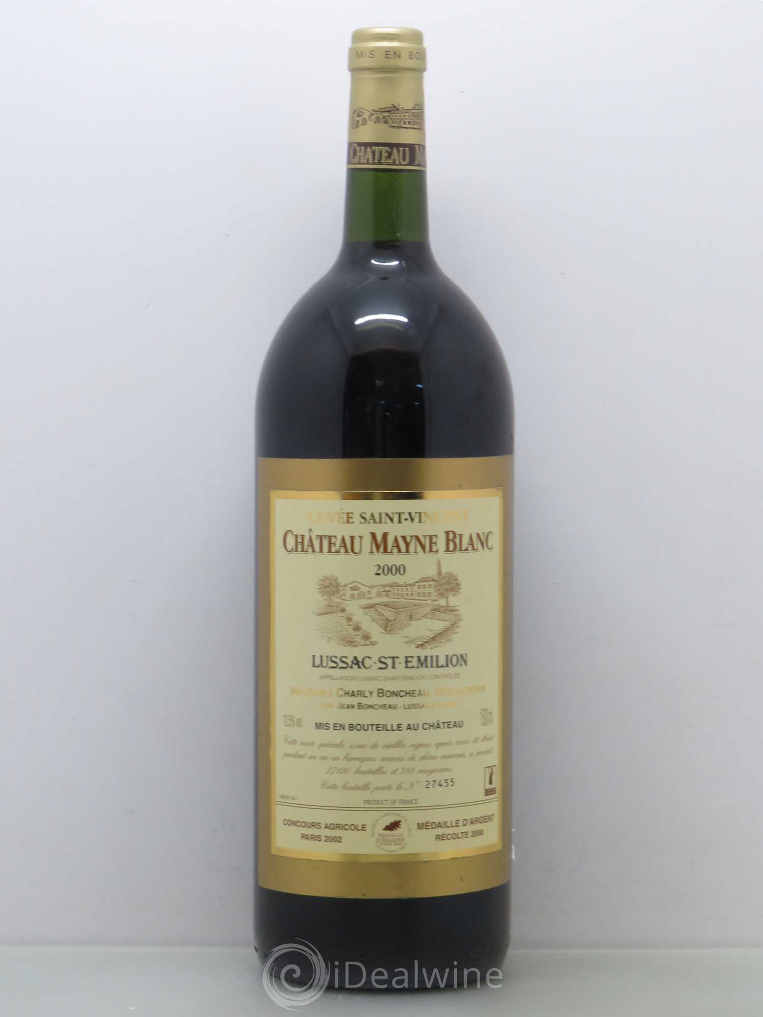 Bordeaux Château Mayne-blanc 2000 - Posten von 1 Magnum - 0
