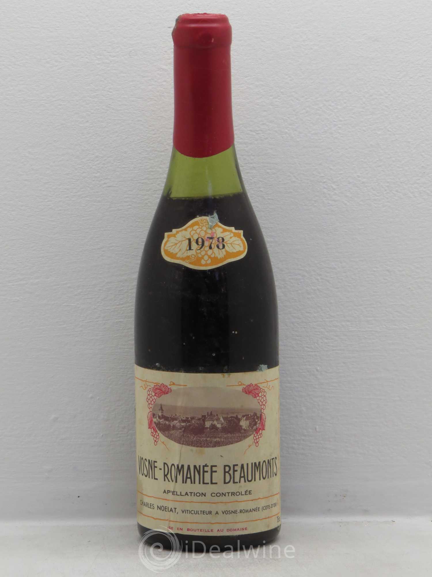 Vosne-Romanée 1er Cru Les Beaumonts Charles Noëllat 1978 - Lot de 1 bouteille - 0