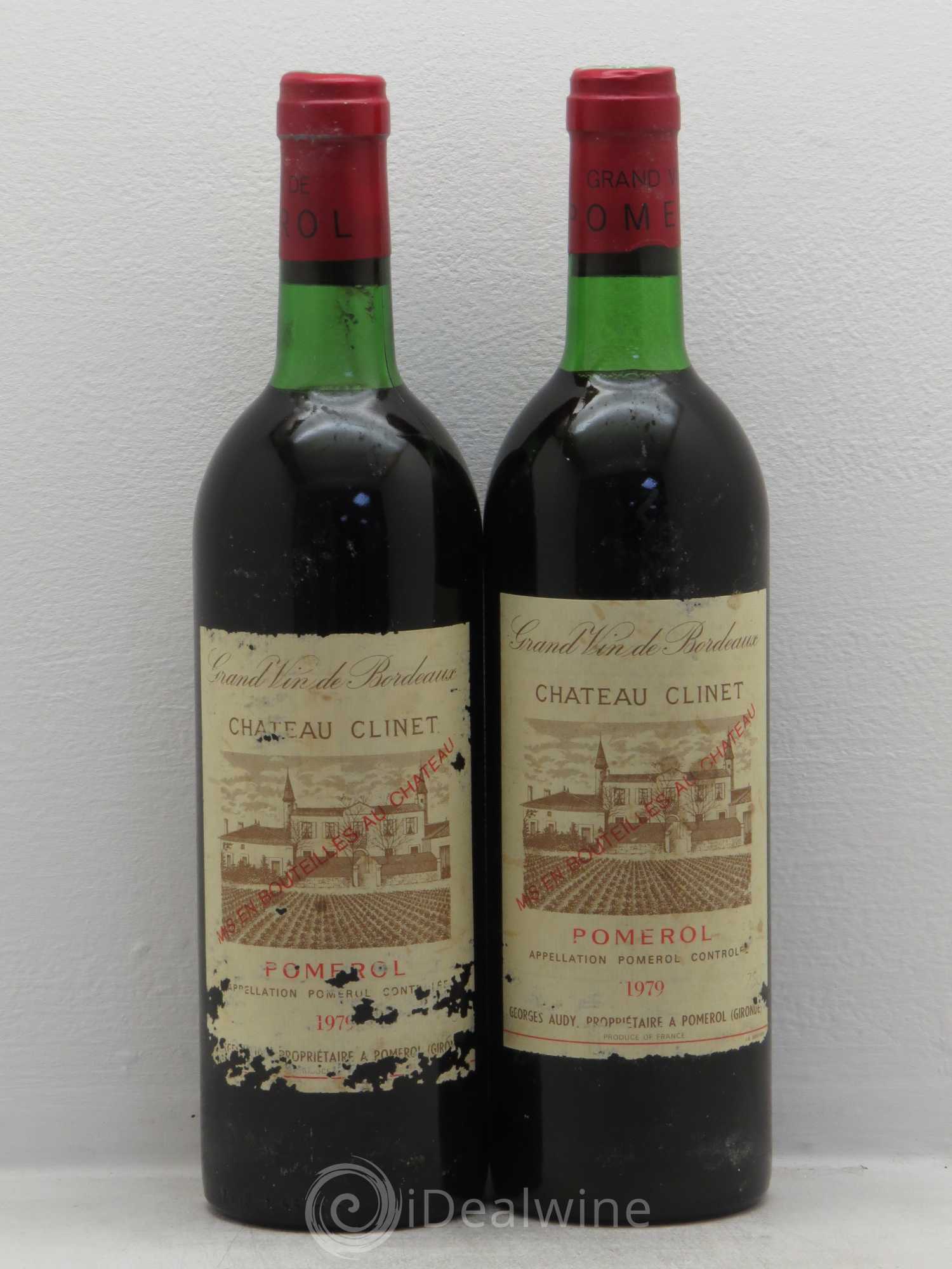 Château Clinet 1979 - Lot de 2 bouteilles - 0