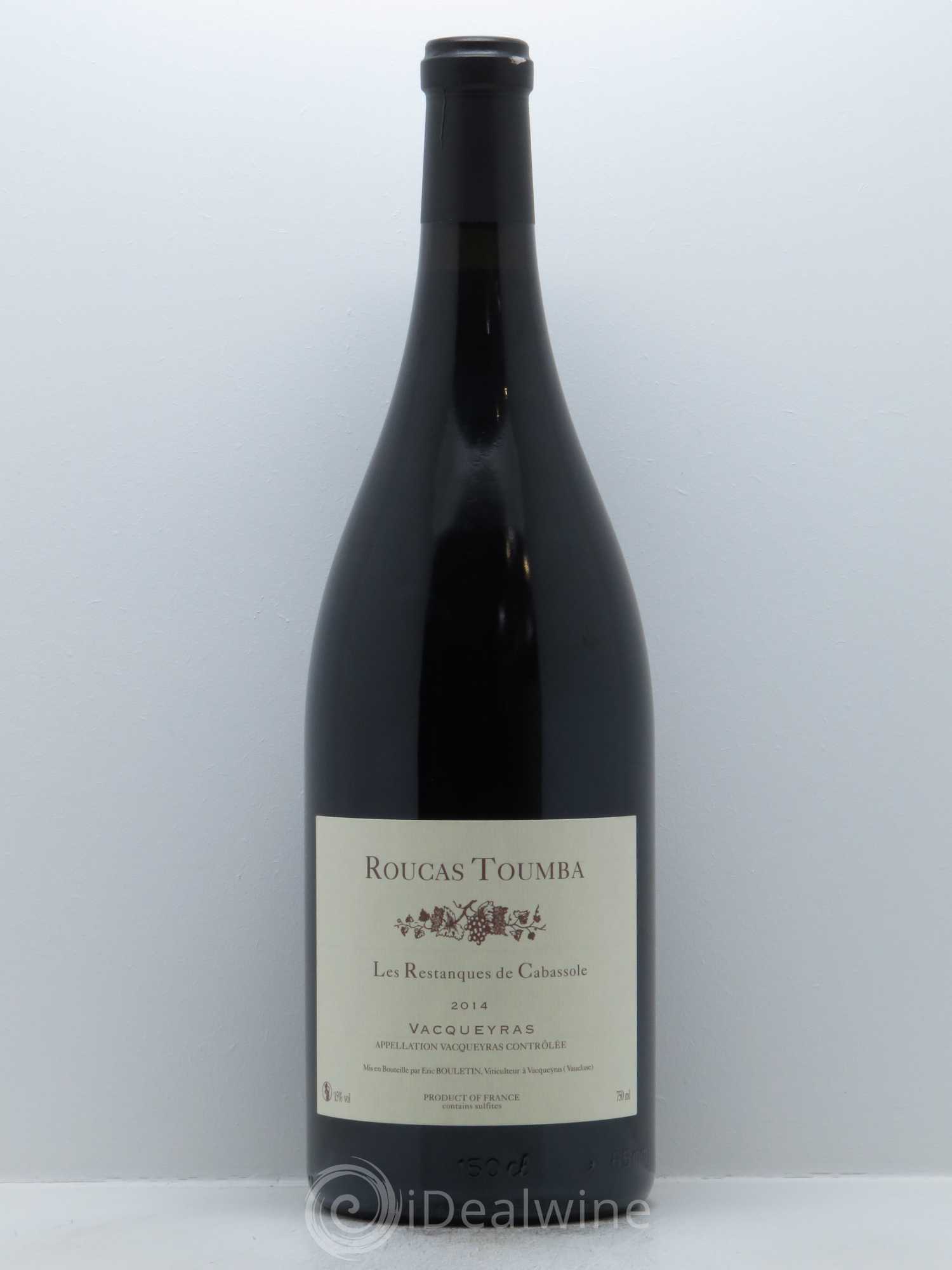 Vacqueyras Les Restanques de Cabassole Roucas Toumba 2014 - Lot de 1 magnum - 0