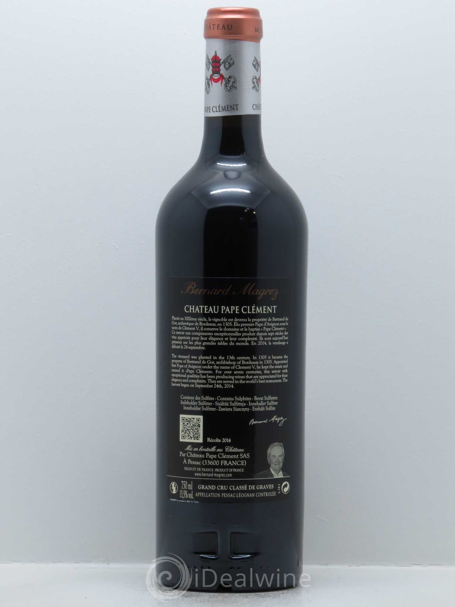 Château Pape Clément Cru Classé de Graves 2014 - Lot de 1 bouteille - 1