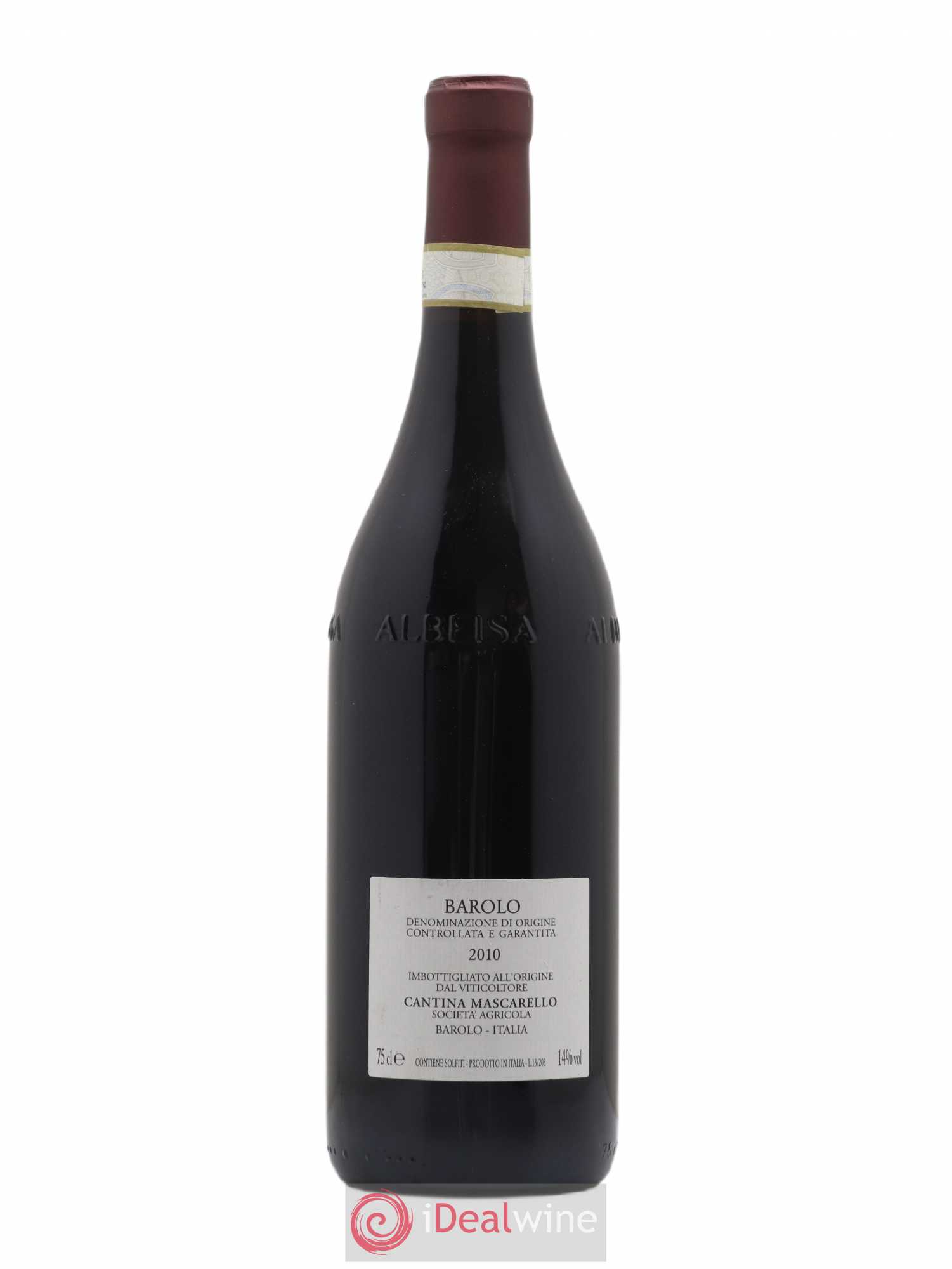 Barolo DOCG Bartolo Mascarello 2010 - Lot de 1 bouteille - 1