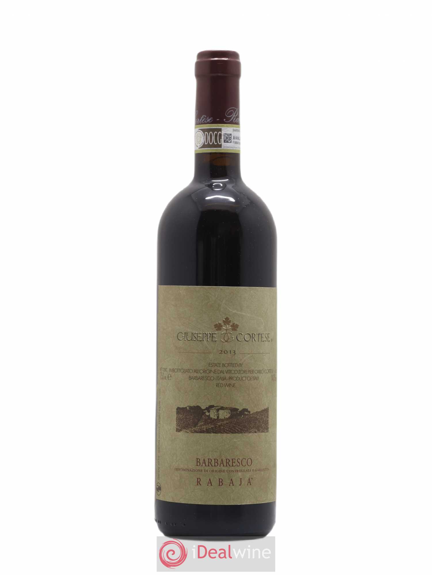 Barbaresco DOCG Rabajà Giuseppe Cortese 2013 - Lot de 1 bouteille - 0