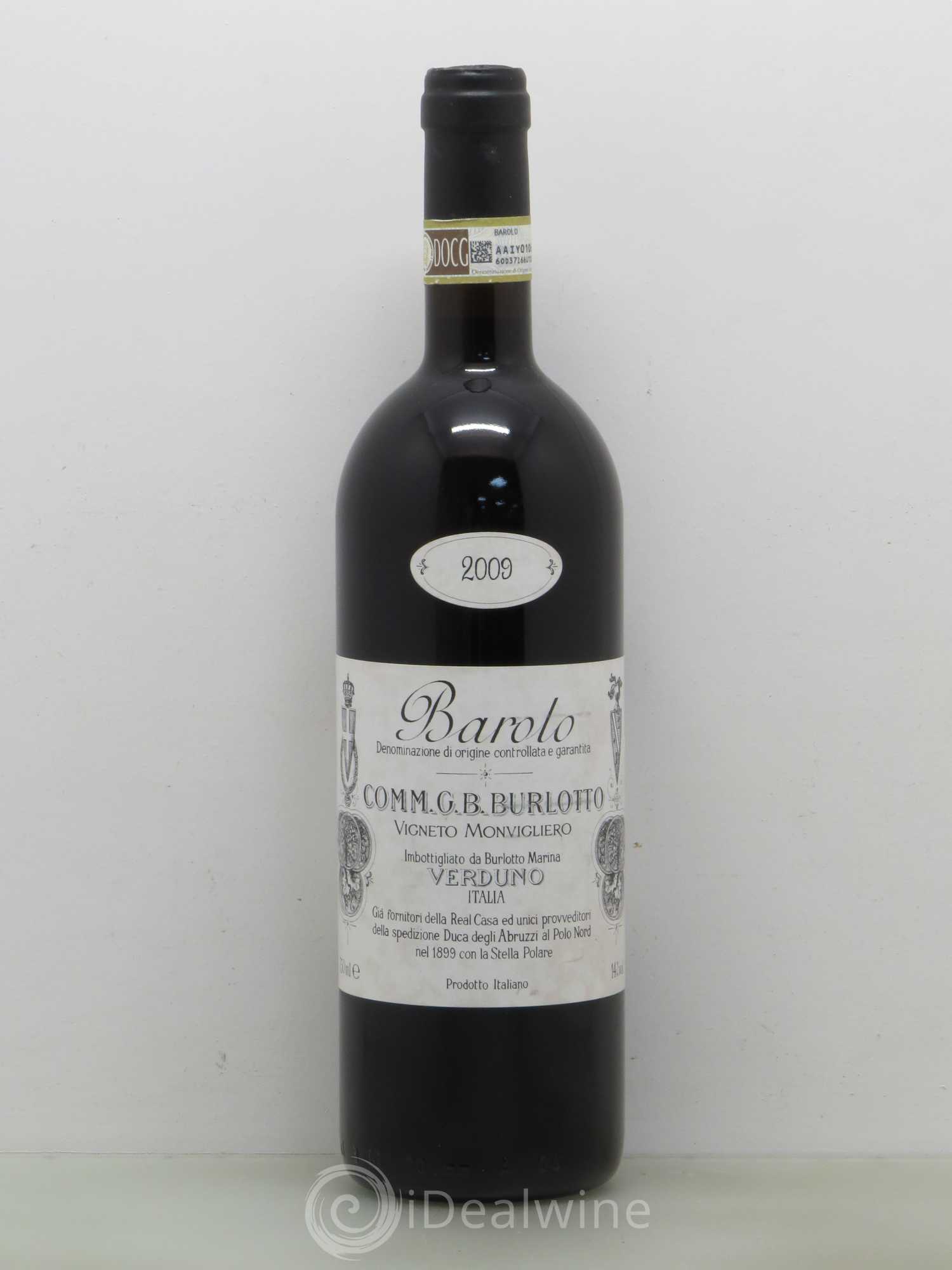 Barolo Comm Burlotto Cannubi Vigneto 2009 - Posten von 1 Flasche - 0